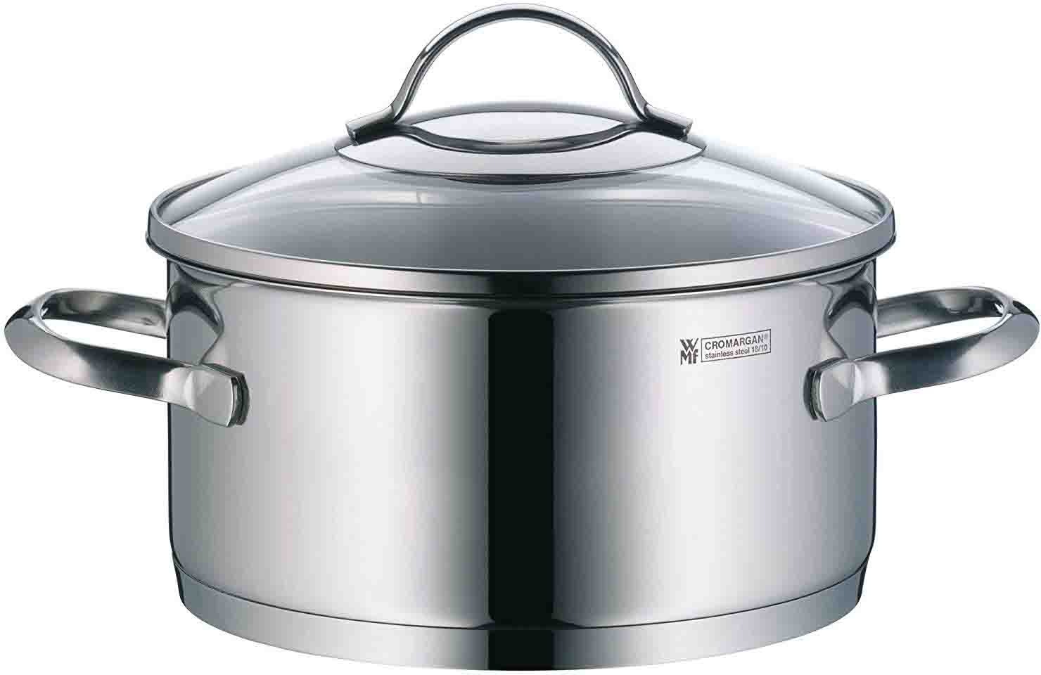 Thumbnail - WMF Topf-Set "Provence Plus 4-teilig, Induktions Töpfe Set mit Glasdeckel" Set, Bratentopf Ø 20 cm, Fleischtopf Ø 16/24 ...