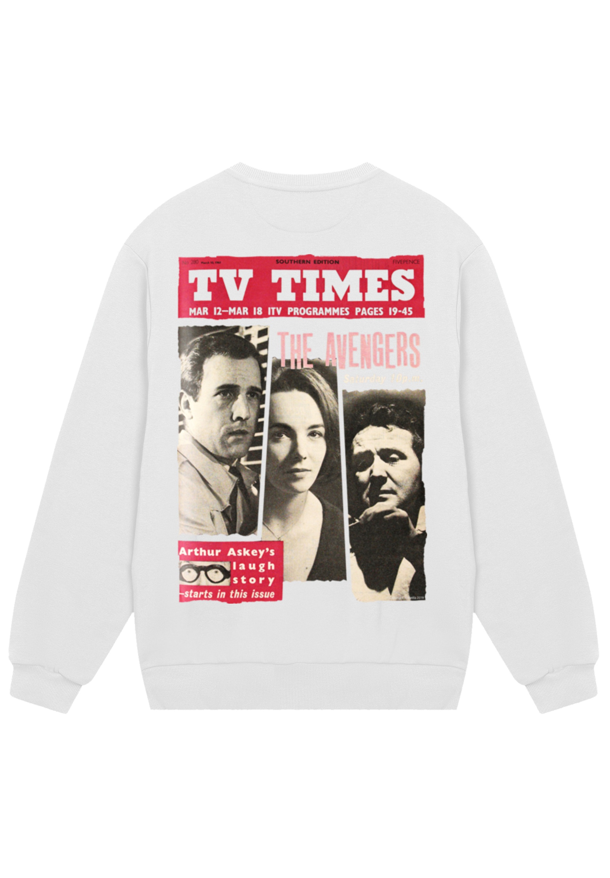 F4NT4STIC Sweatshirt »TV Times The Avengers 1961 Cover«, Premium Qualität