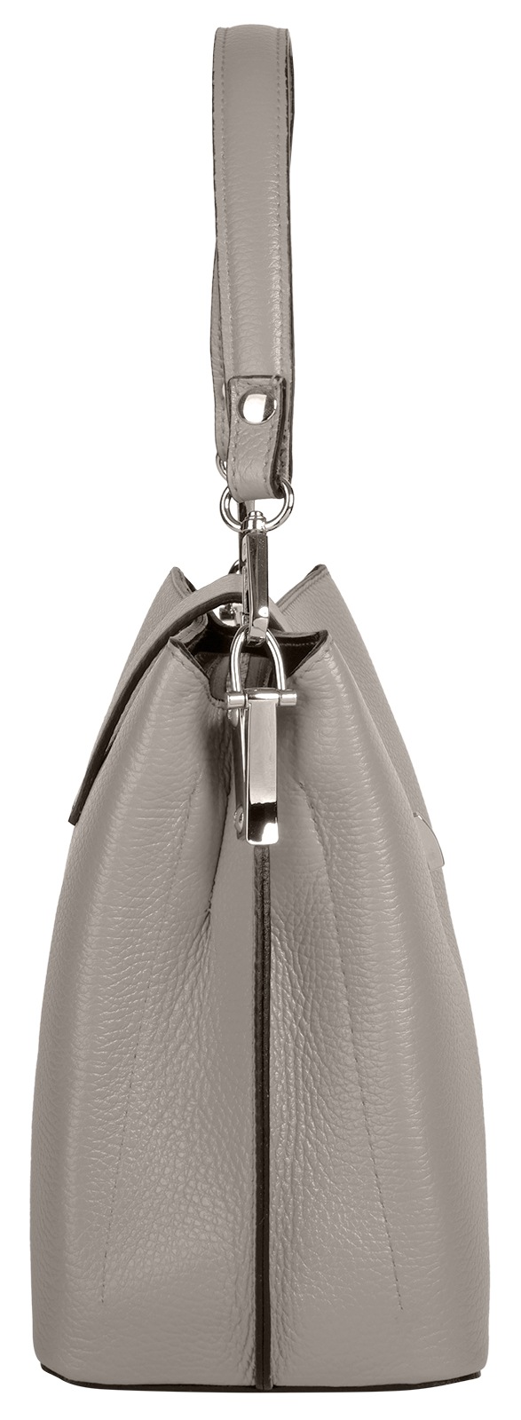 Cluty Umhängetasche, echt Leder, Made in Italy