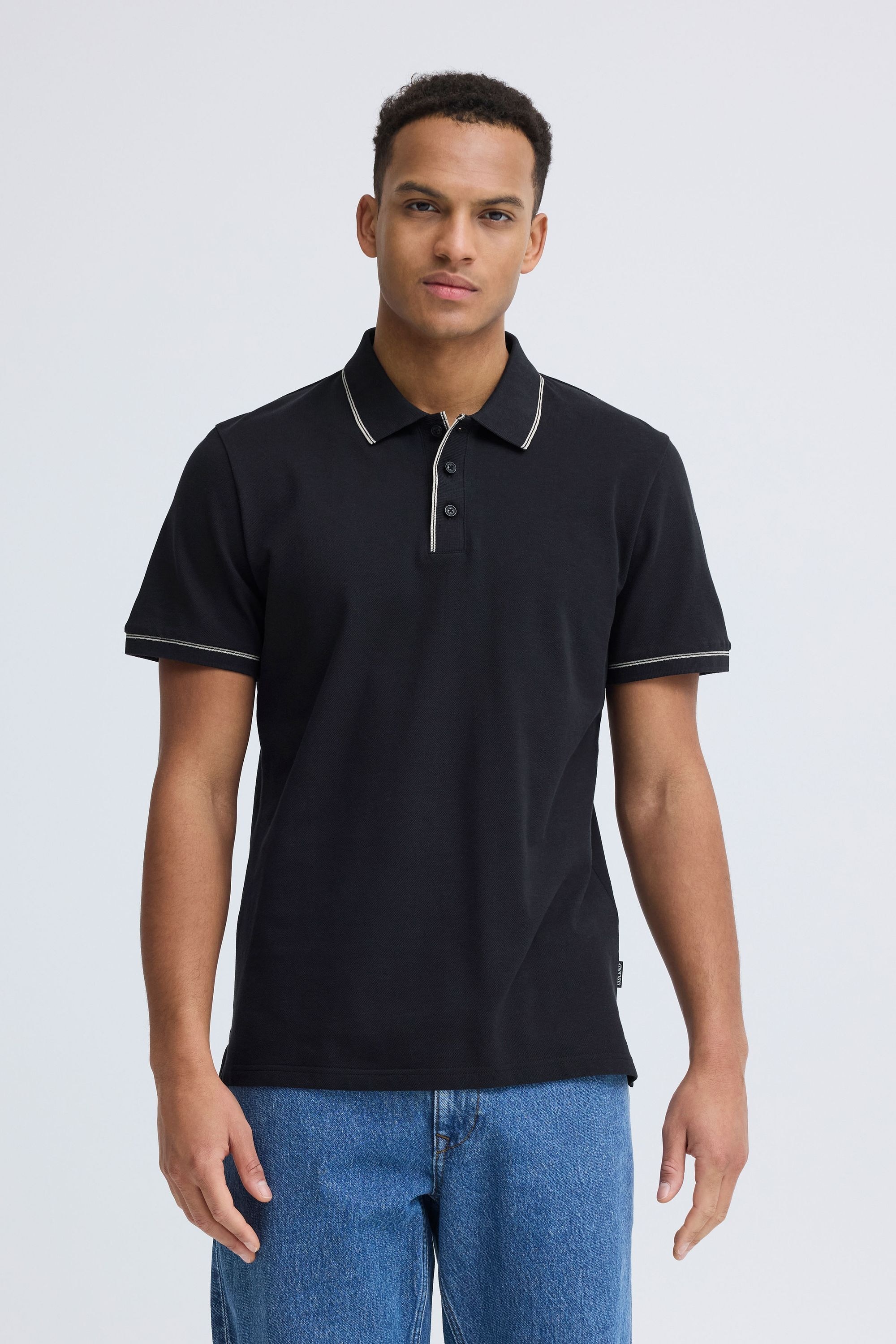 Blend Poloshirt "BHElwood" Klassische Polo-Hemd mit Knopf-Verschluss günstig online kaufen