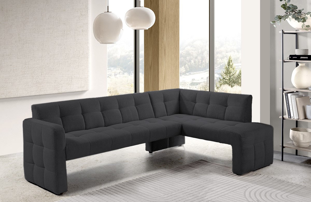 exxpo - sofa fashion Essbank »Barista, bequem und elegant, hohe Bodenfreiheit,«, Eckbank Barista bequem und elegant, hochwertige Detailverarbeitung