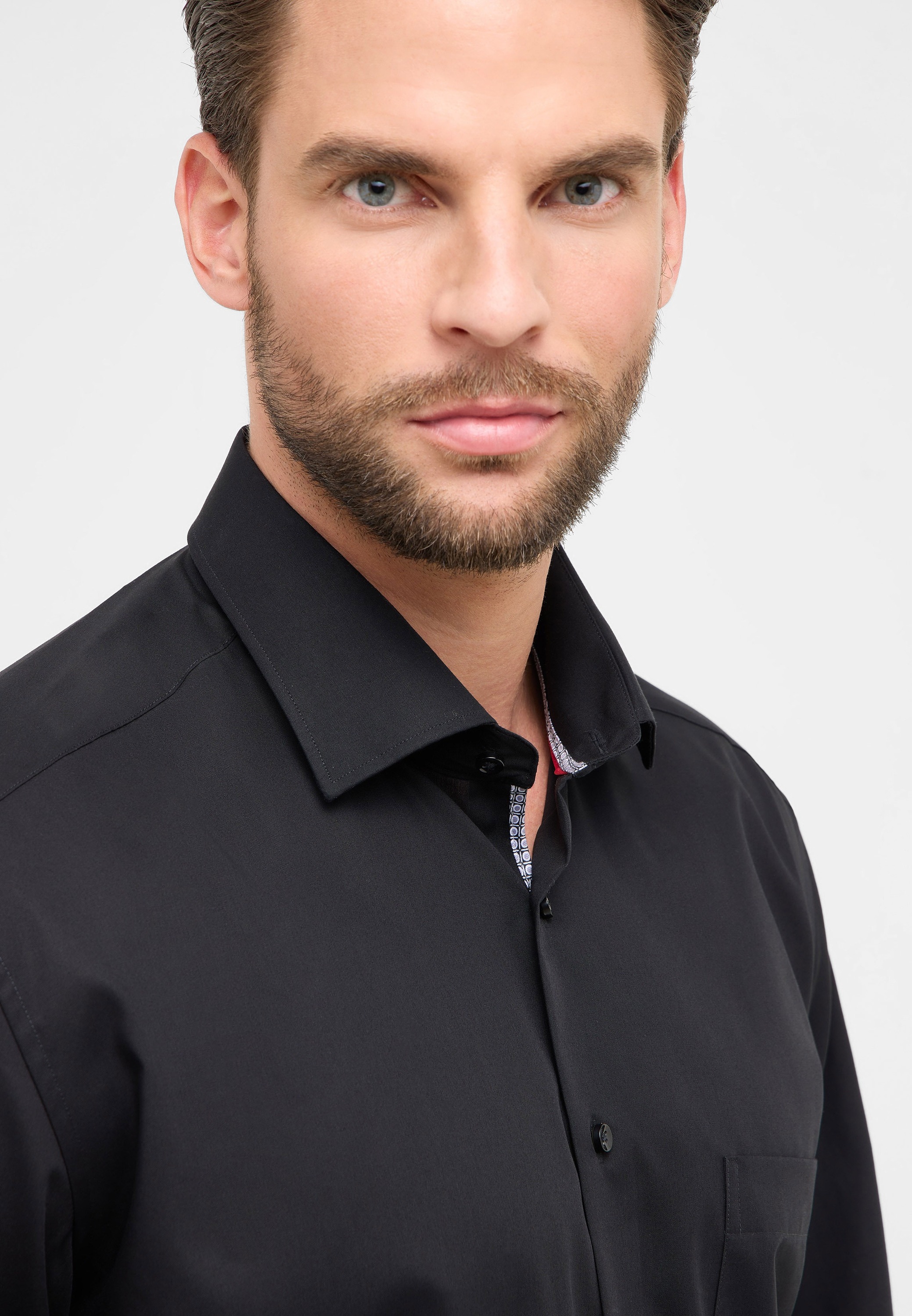 Thumbnail - Eterna Langarmhemd "COMFORT FIT", NON IRON (bügelfrei)