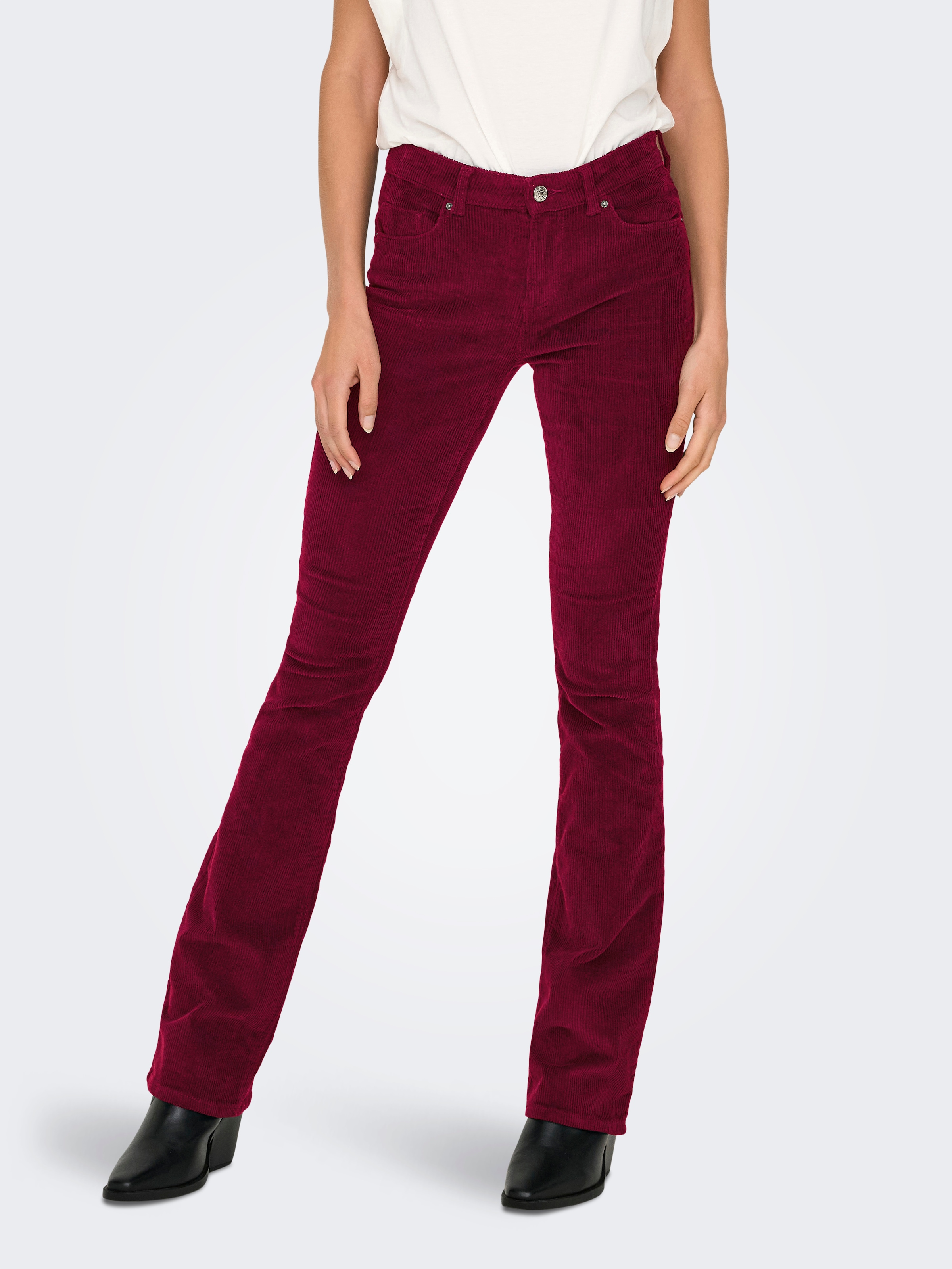 ONLY Cordhose "ONLMARY – Flared Cordhose mit Stretchkomfort", slim fit, mod günstig online kaufen