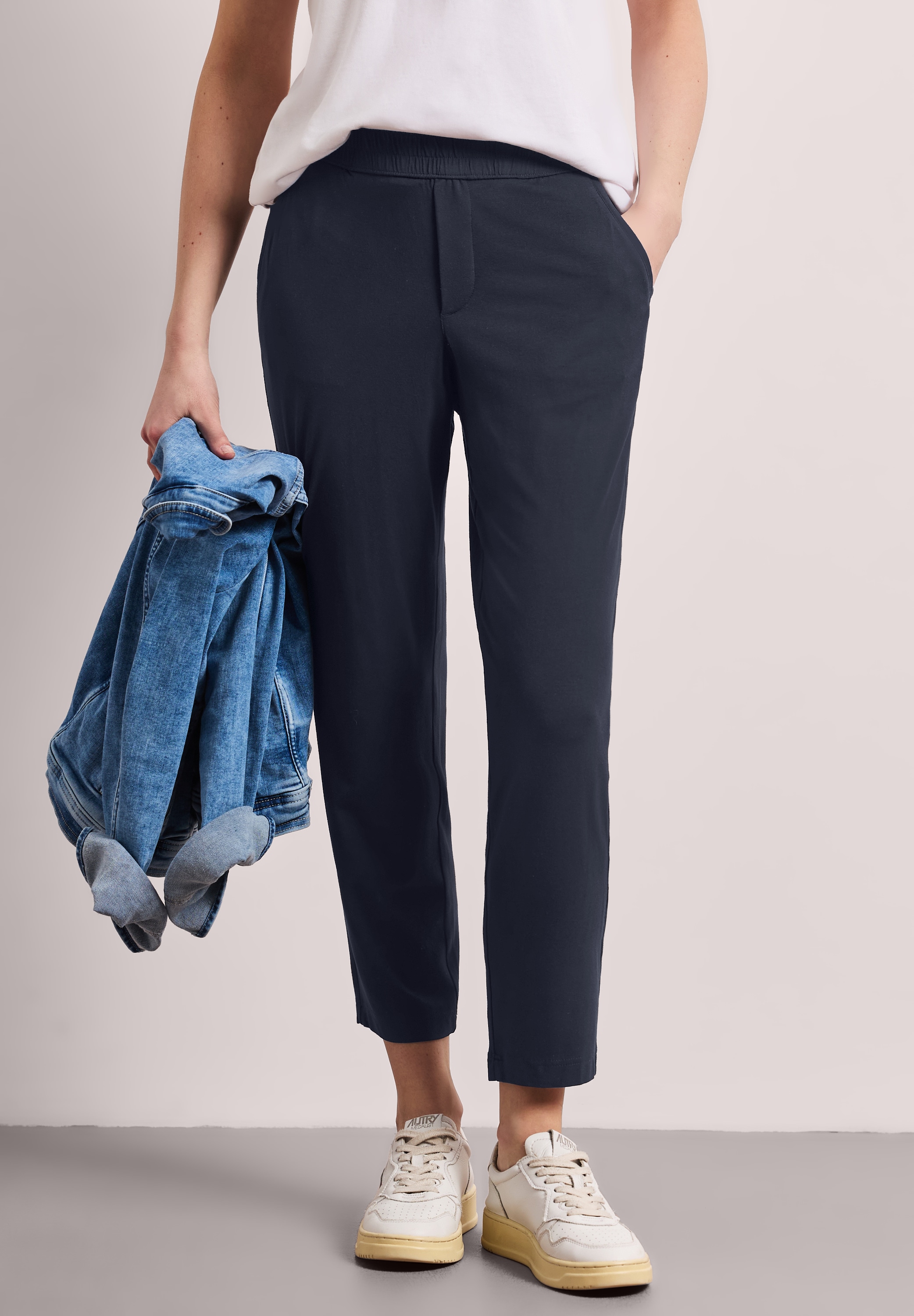 STREET ONE Stoffhose Middle Waist günstig online kaufen