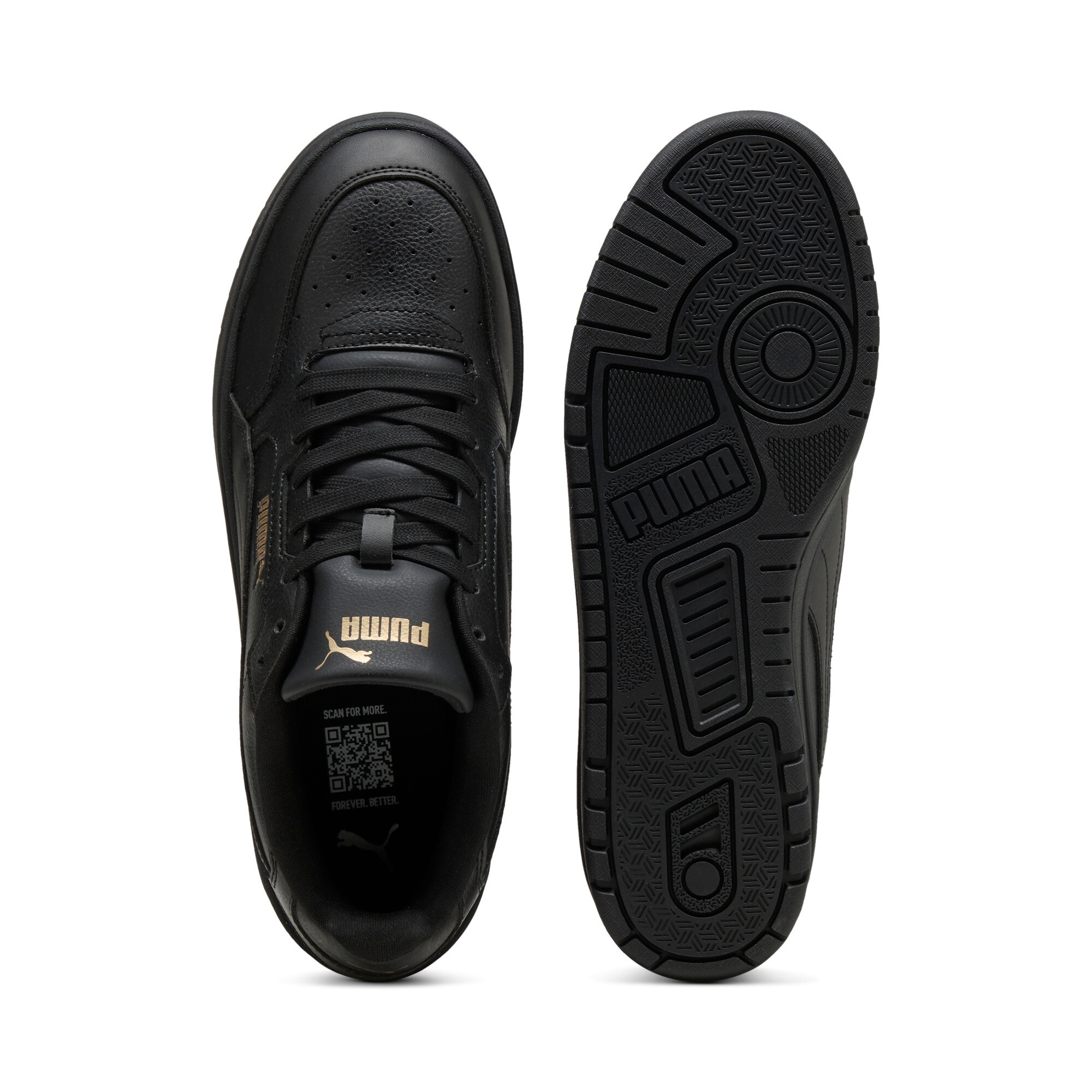 Puma Shuffle Downtown Sneaker Black Gold 45 3
