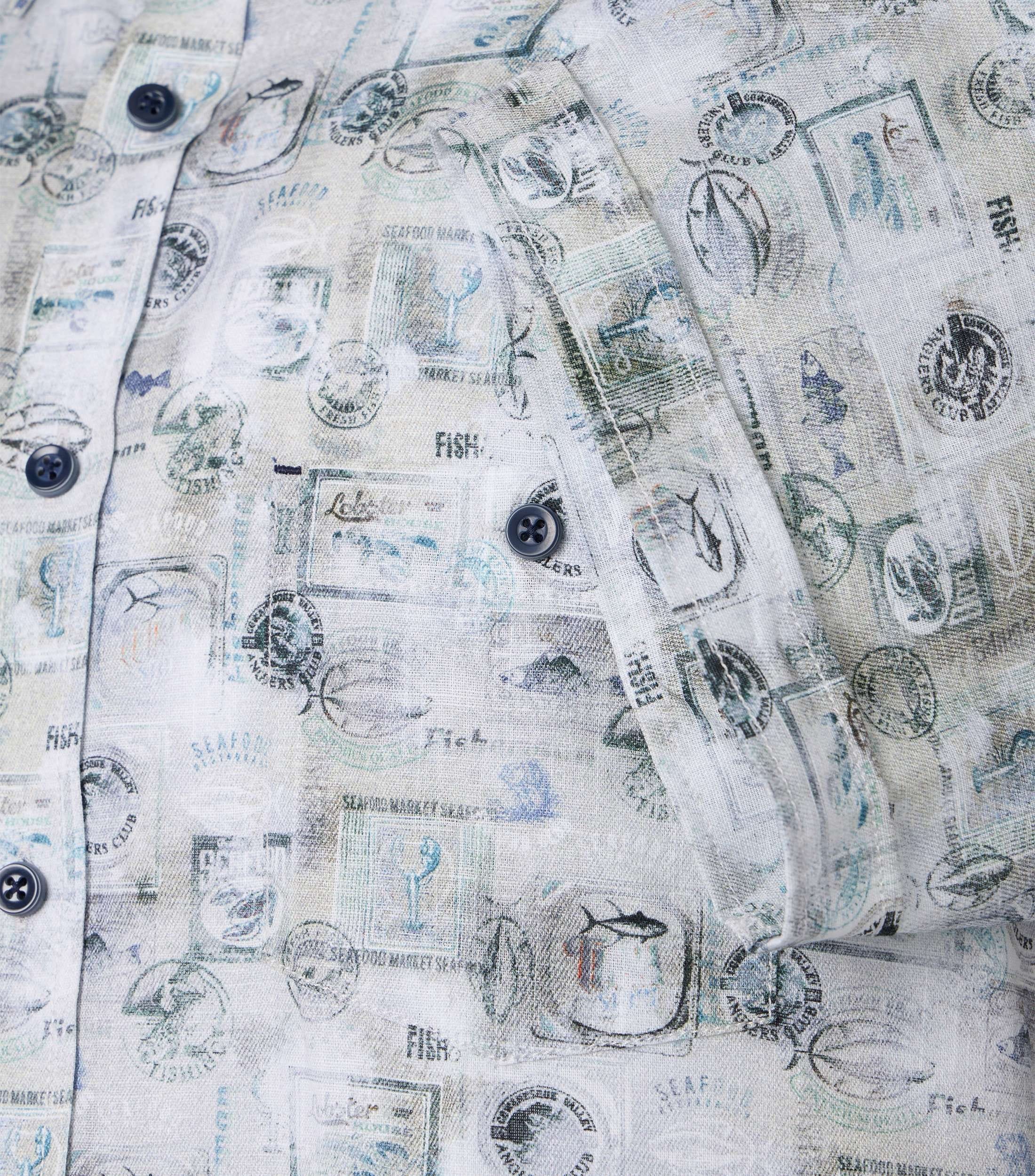 CASAMODA Kurzarmhemd »CASAMODA Freizeithemd Kurzarm Print«