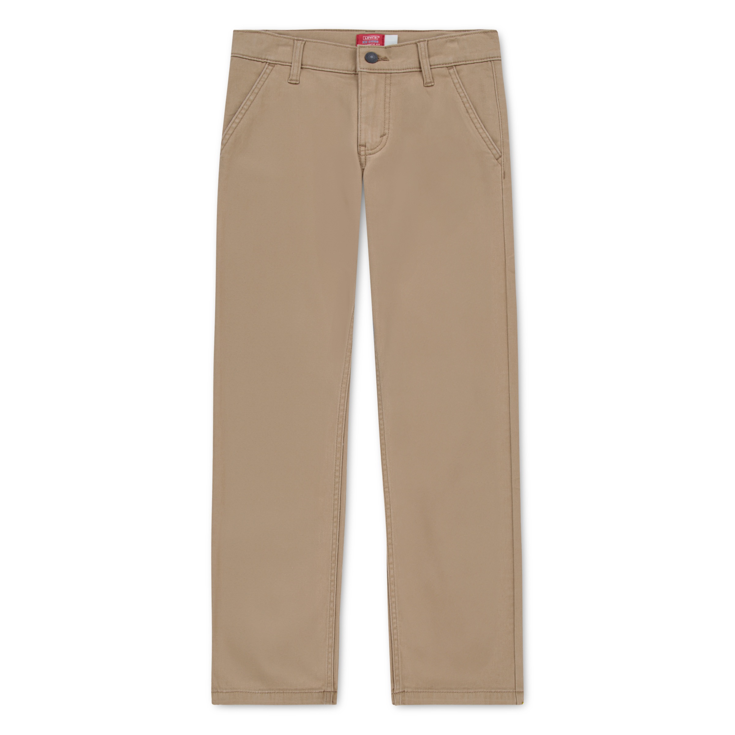 LEVI'S KIDS Mädchen Stoffhose "LVB XX CHINO RELASTHANEXED STRAIGHT"cartouche, Gr. 10, unifarben, Web, Obermaterial: 98% Baumwolle, 2% Elasthan,