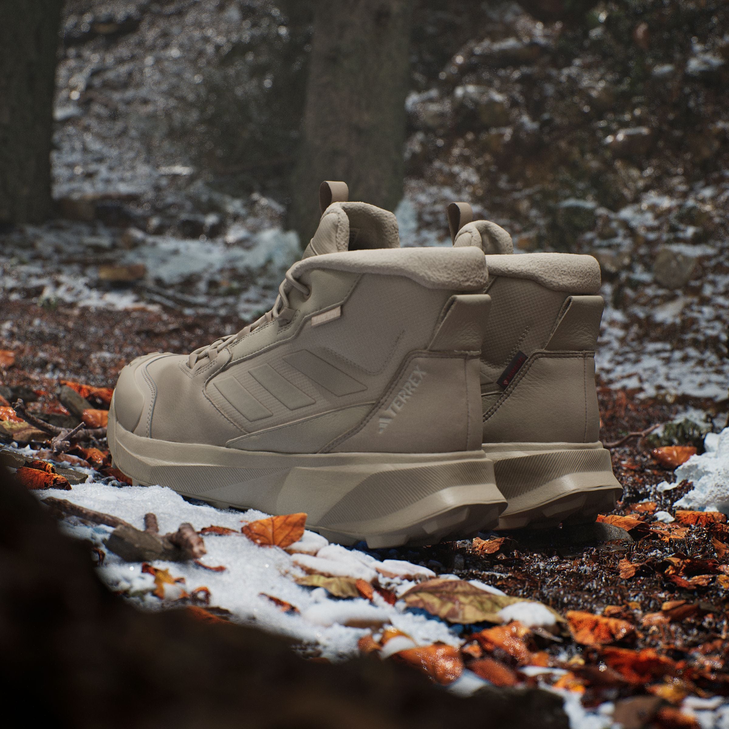 adidas TERREX Winterboots »TERREX WINTER LEATHER MID CUT RAIN.RDY COLD.RDY«, Snowboots, Winterstiefel, Winterschuhe, wasserdicht und gefüttert