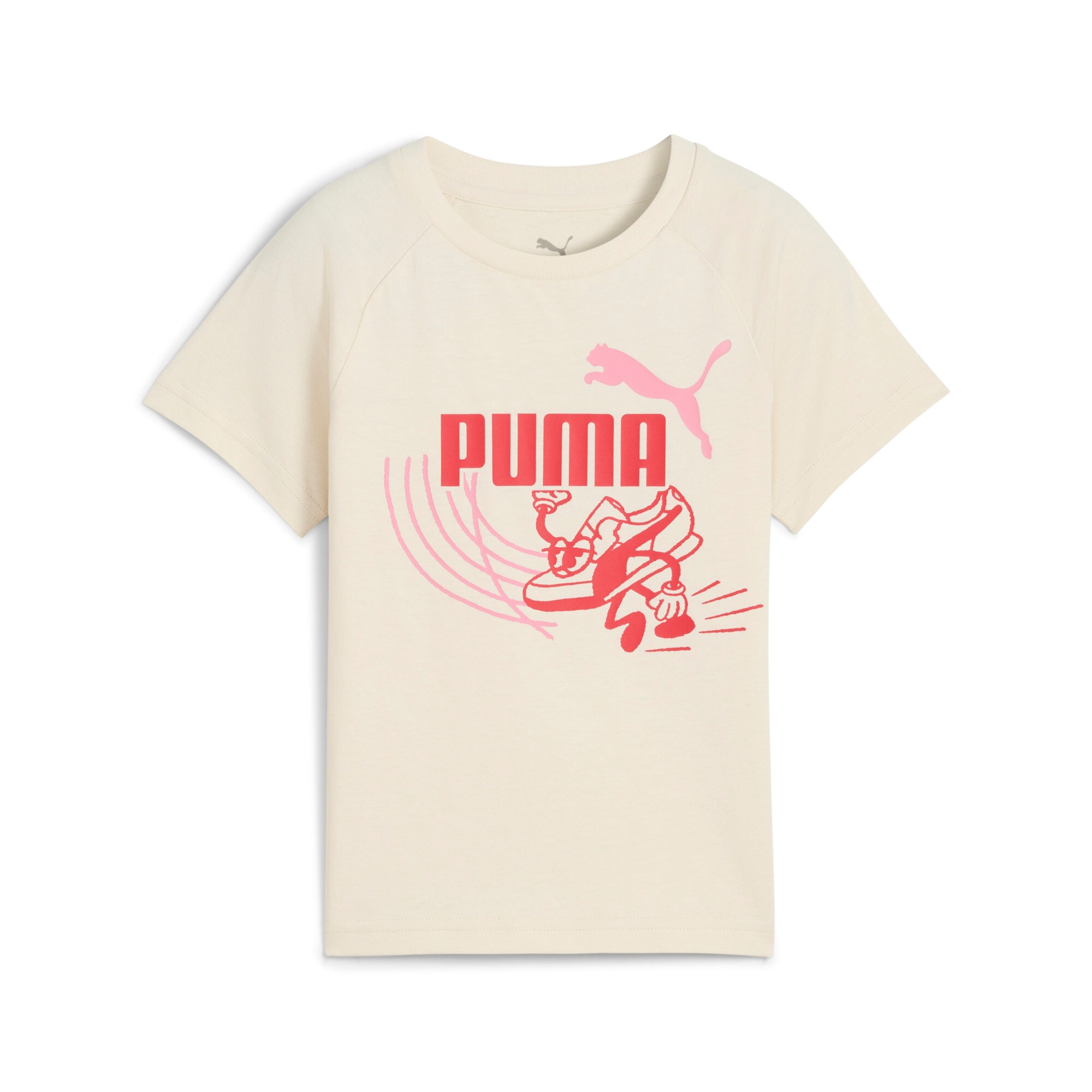 PUMA T-Shirt »LITTLE RUNNERS TEE PS« Regular Fit, Kurzarm, Rundhalsausschnitt, mit Print-Applikation