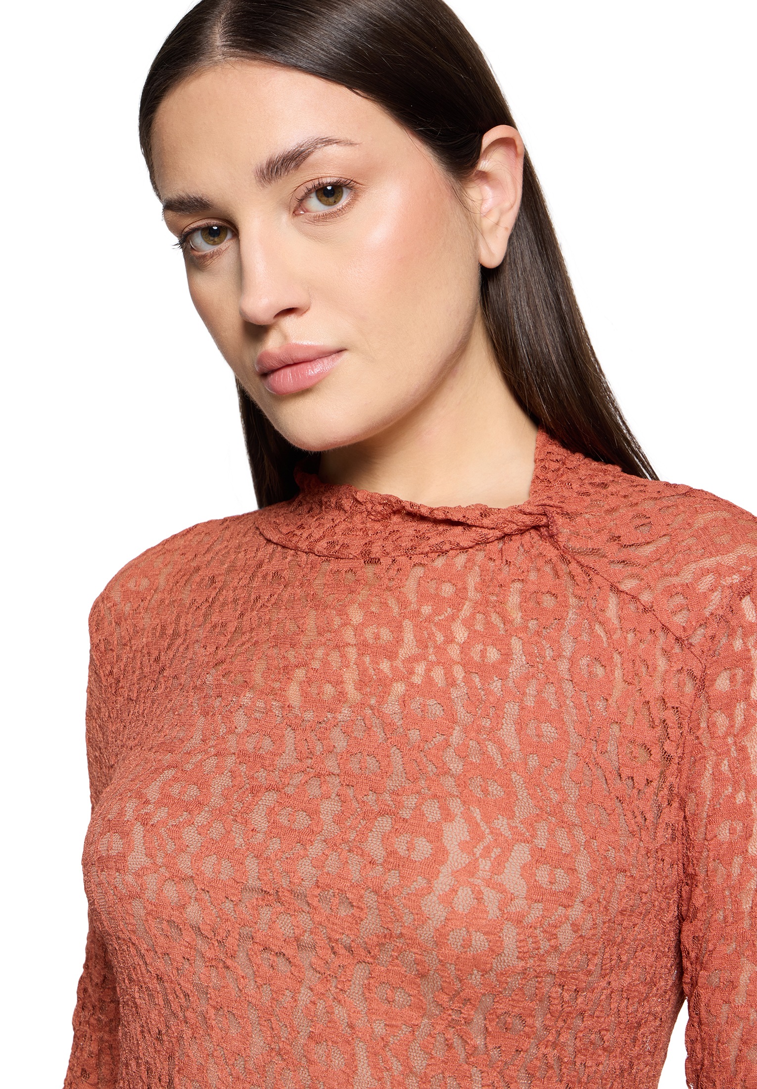 Cartoon Kurzarmshirt »Damen Langarm-Shirt mit Kragen« 1 Stk. tlg.