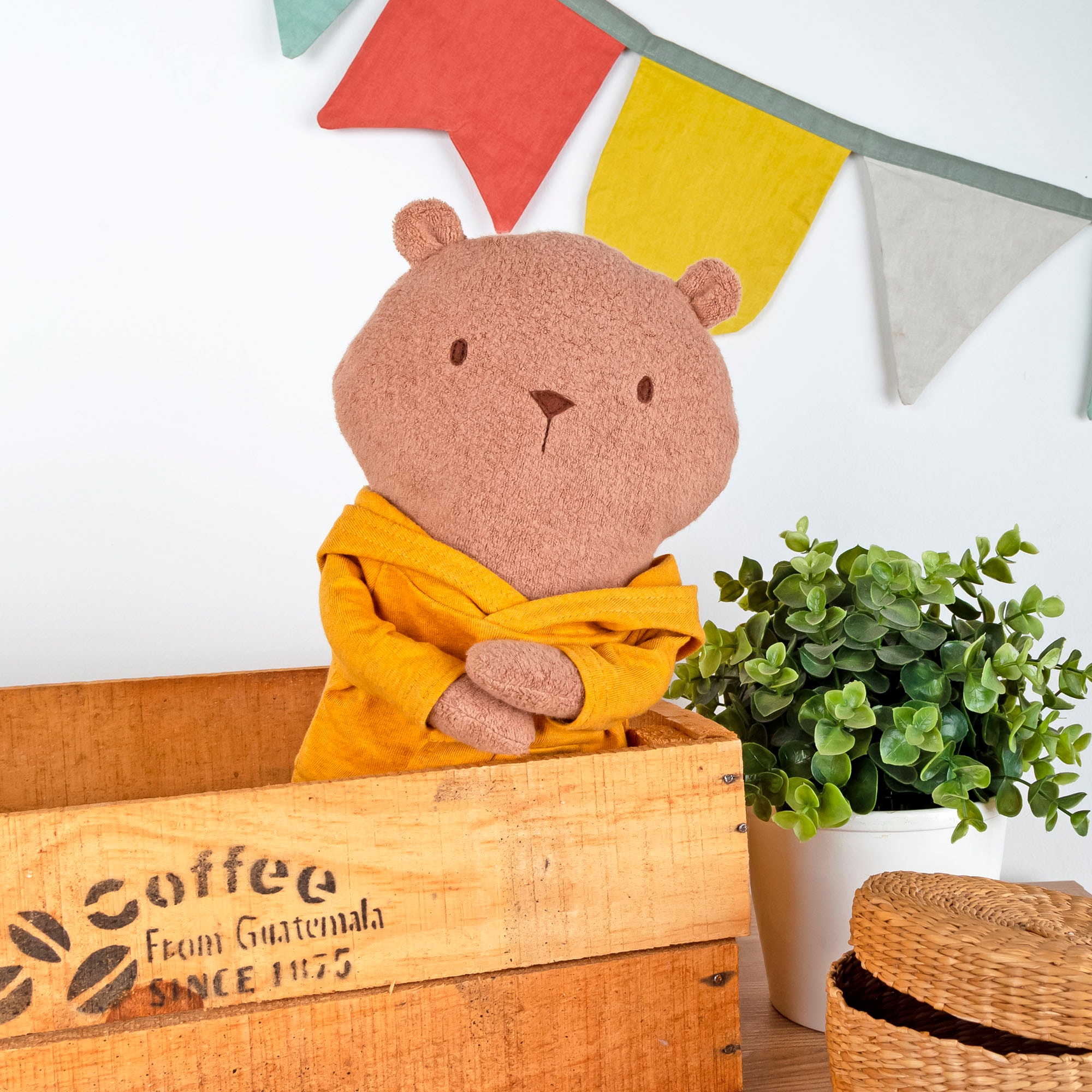 Sigikid Kuscheltier »Mister O'Lui Kuschelfreunde - Mister O'Lui gelber Hoodie«