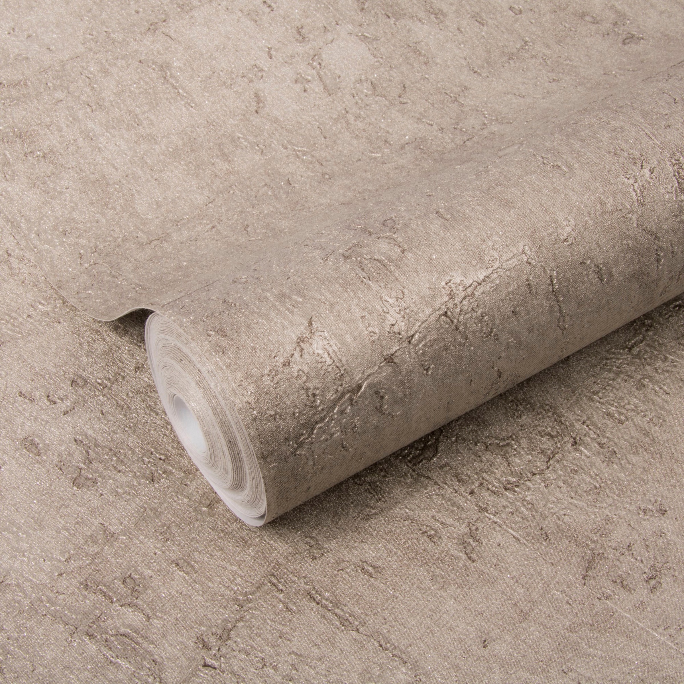 Thumbnail - WOW Vliestapete "Kork Luxe" animal print aufgeschäumt Taupe - 10m x 52cm