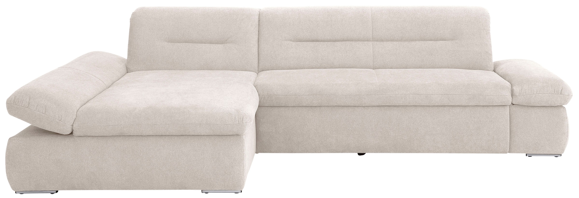 INOSIGN Ecksofa »Avesa L-Form«, Wahlweise mit Armteilvertsellung und Bettfunktion, B/T/H: 300/172/80cm
