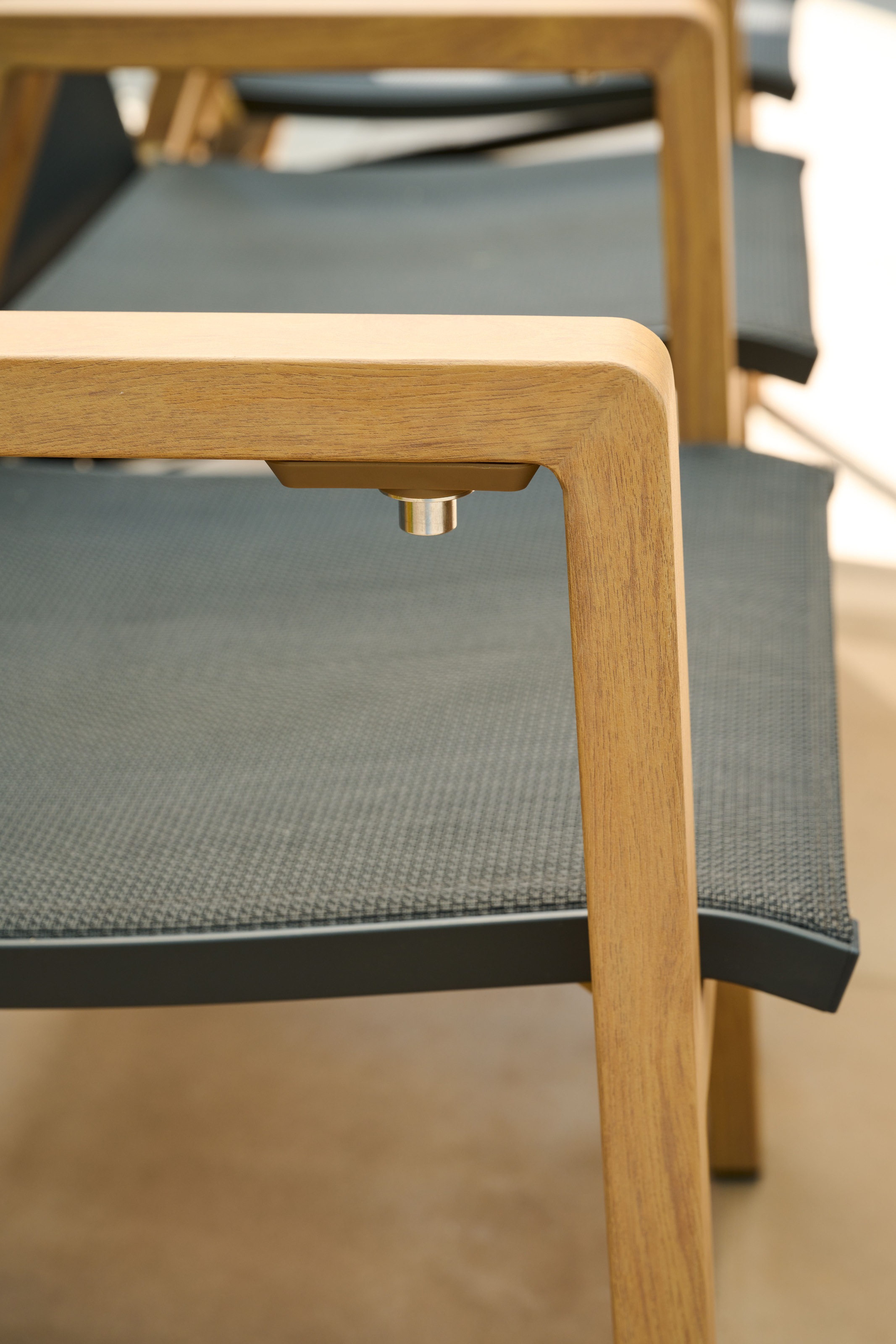Siena Garden Gartensessel »CATANIA Move Sessel« Aluminiumgestell in teaklook, Ranotex® Bezug