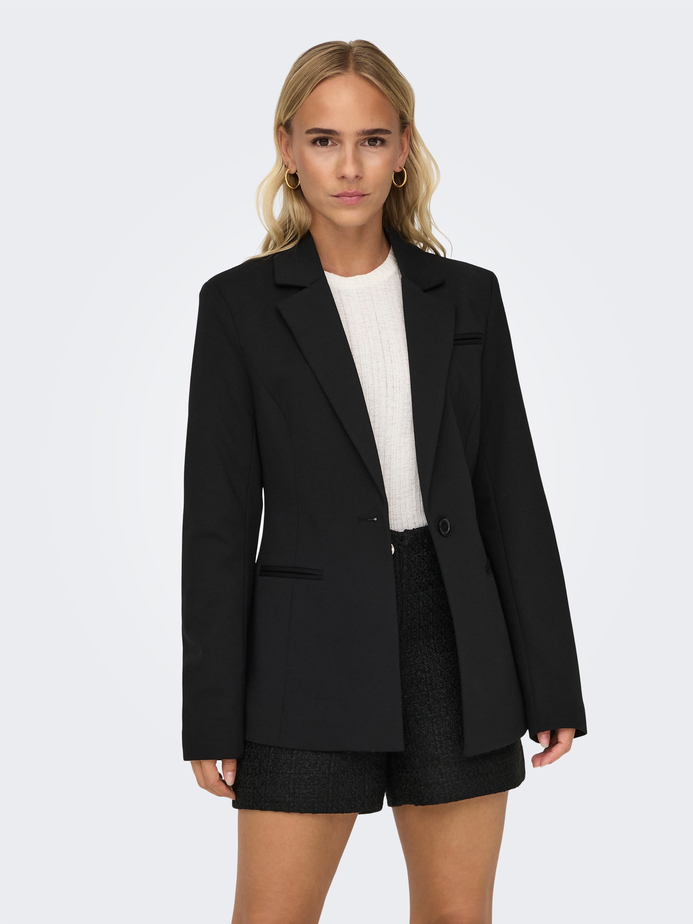 ONLY Kurzblazer "ONLPEACH L/S FIT BLAZER TLR NOOS" günstig online kaufen