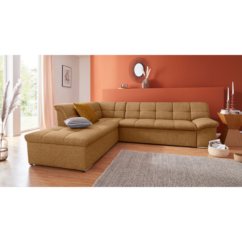 DOMO collection Ecksofa »Lagoa L-Form«