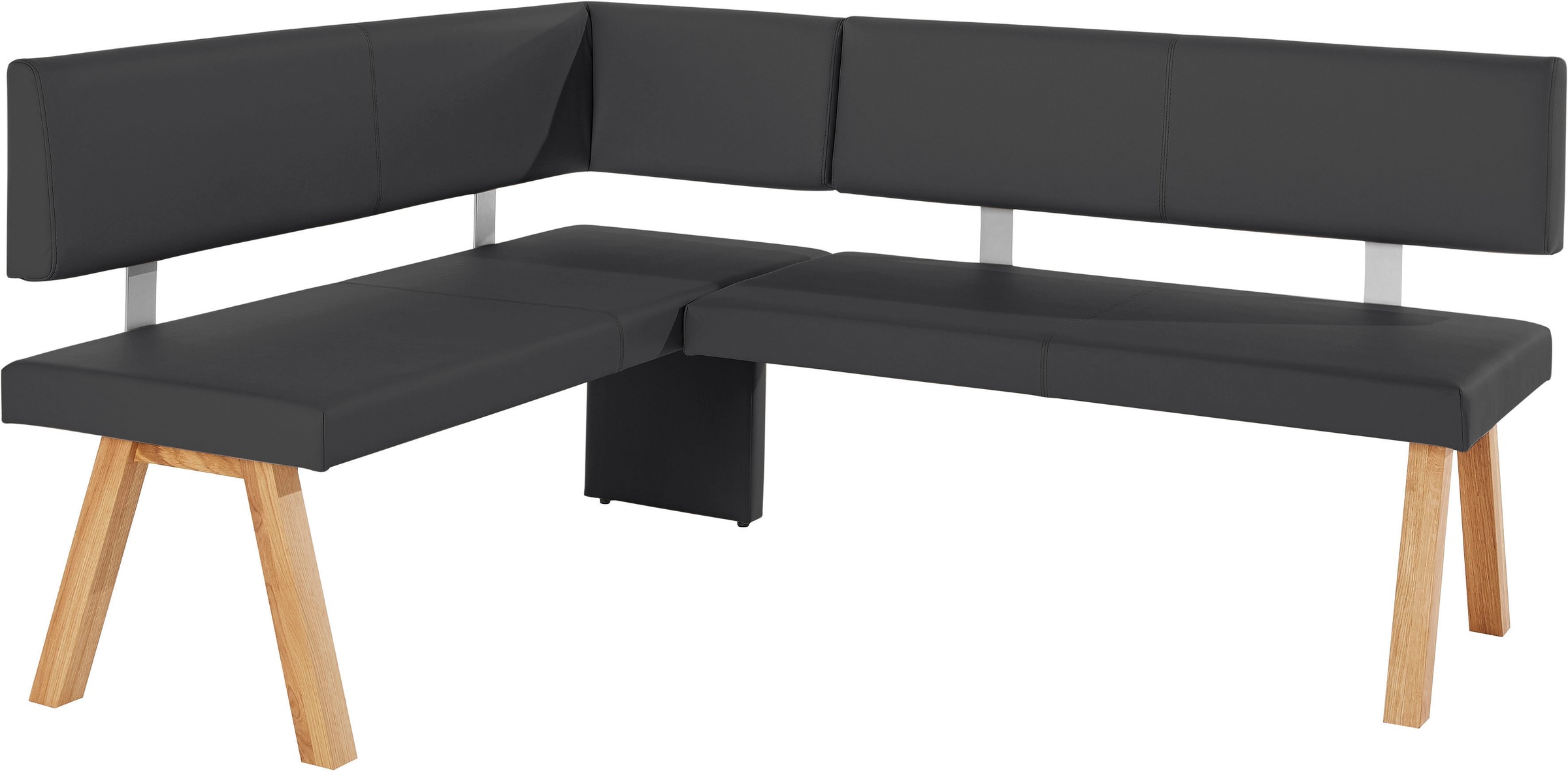 Thumbnail - OTTO home Eckbank "Rio" Massivholz in Eiche geölt, Esszimmerbank bequem gepolstert