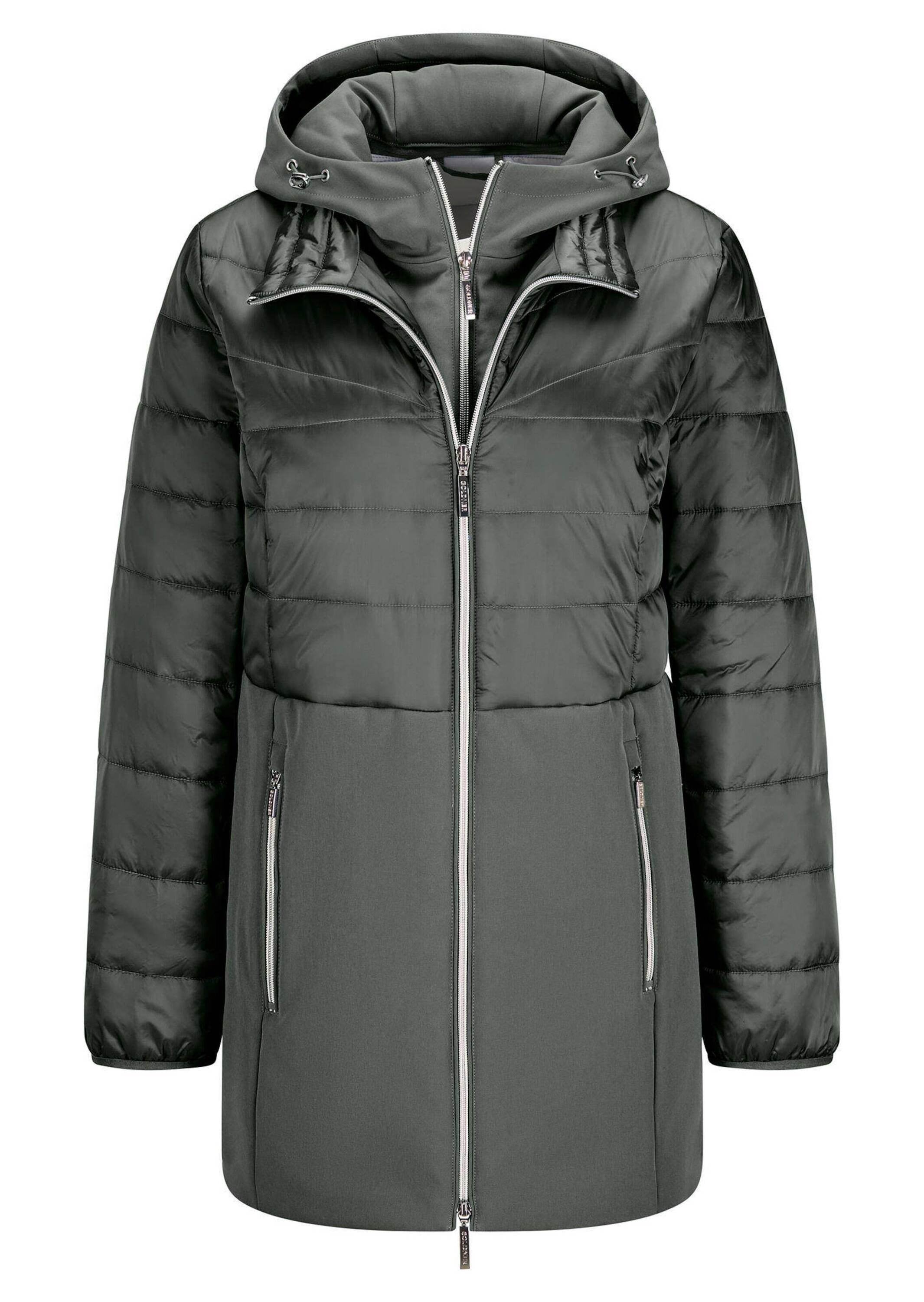 GOLDNER Langmantel "Steppmantel mit Softshell-Einsatz" mit Softshell-Einsat günstig online kaufen