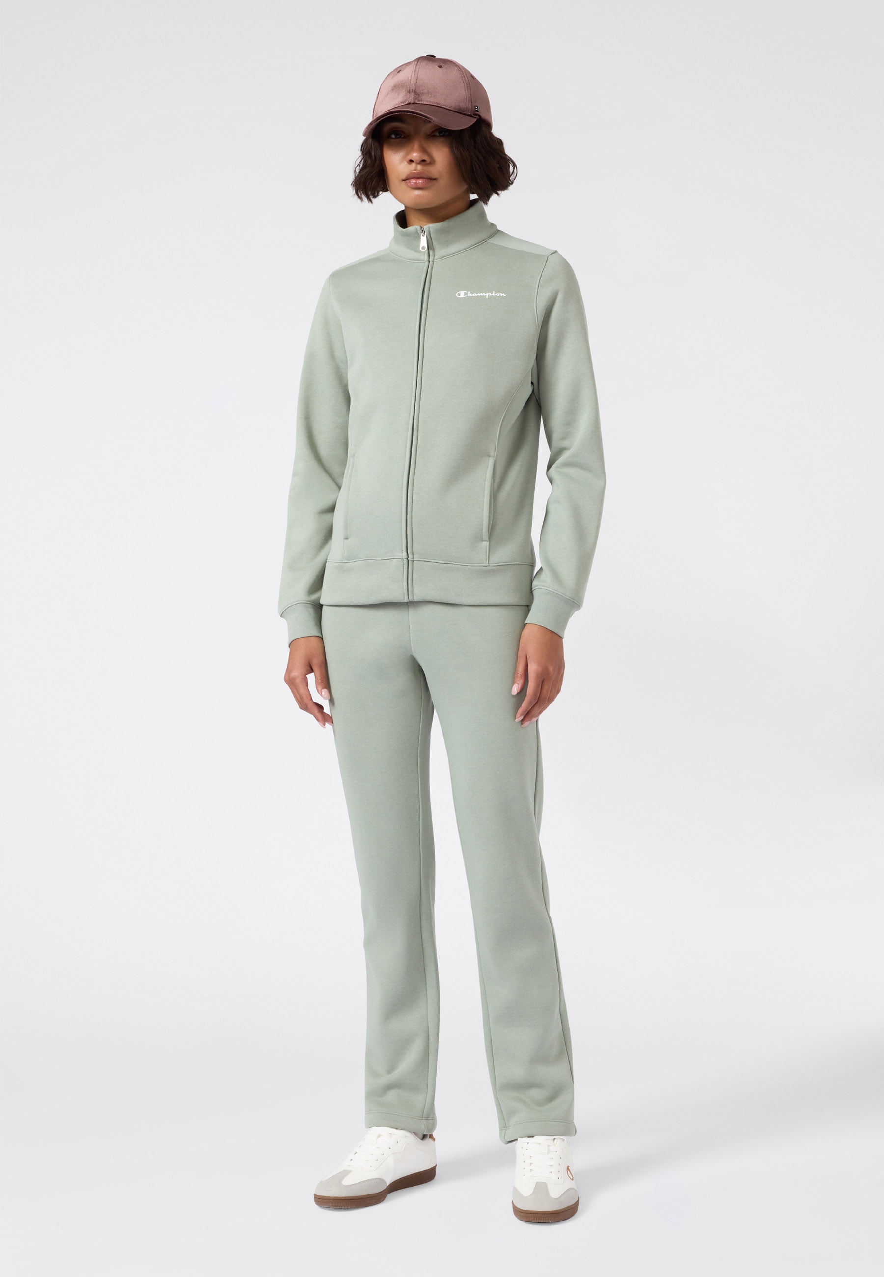 Champion Jogginganzug »Full Zip Sweatsuit« 2 Stk. zweiteilig, aus Baumwollmischung, mit durchgehendem Reißverschluss