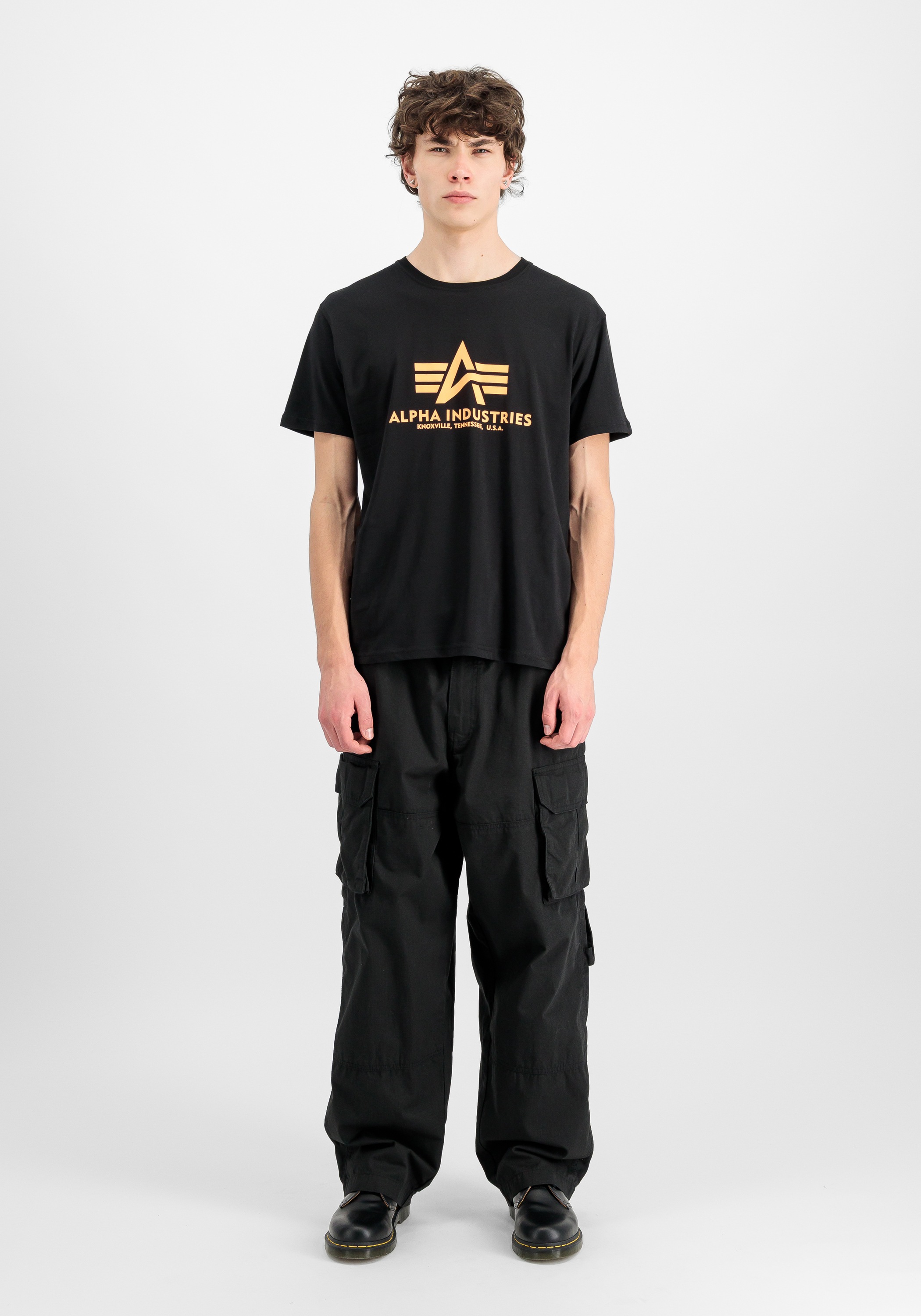 Thumbnail - Alpha Industries T-Shirt "Basic T-Shirt BL Neon Print"