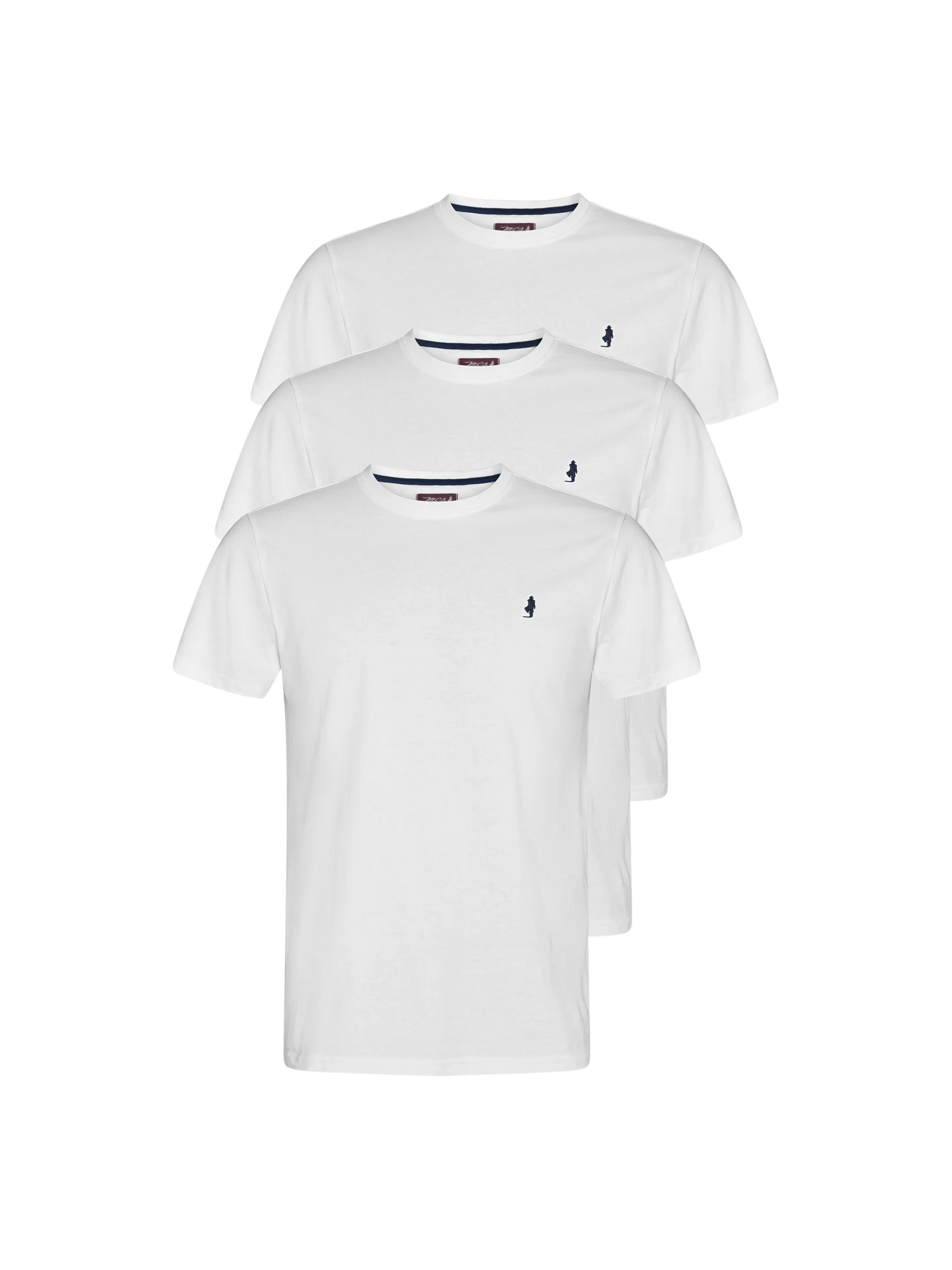 MCS Kurzarmhemd »MCS 3-pack T-Shirt Ohio«