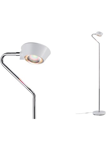 Paulmann LED Stehlampe »Ramos 11W Weiß matt/Chrom mit Fußdimmer«, 1 St., Warmweiß kaufen