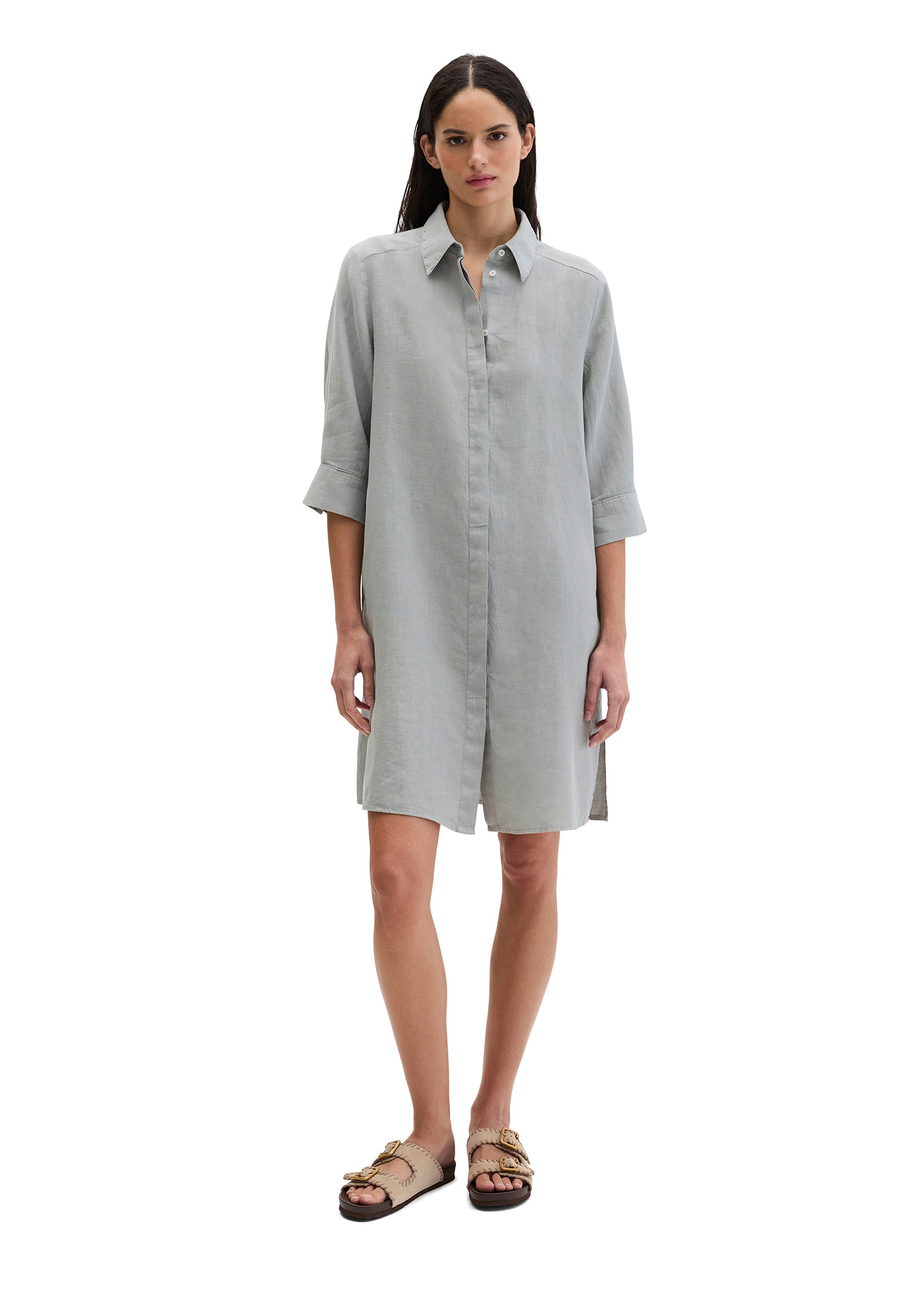 Marc O'Polo Midikleid »mit verdeckter Knopfleiste«