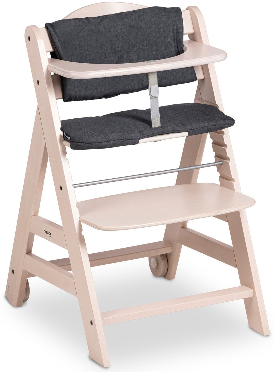 Hauck Hochstuhl "Beta+" () mit Holzrädern; FSC - schützt Wald günstig online kaufen