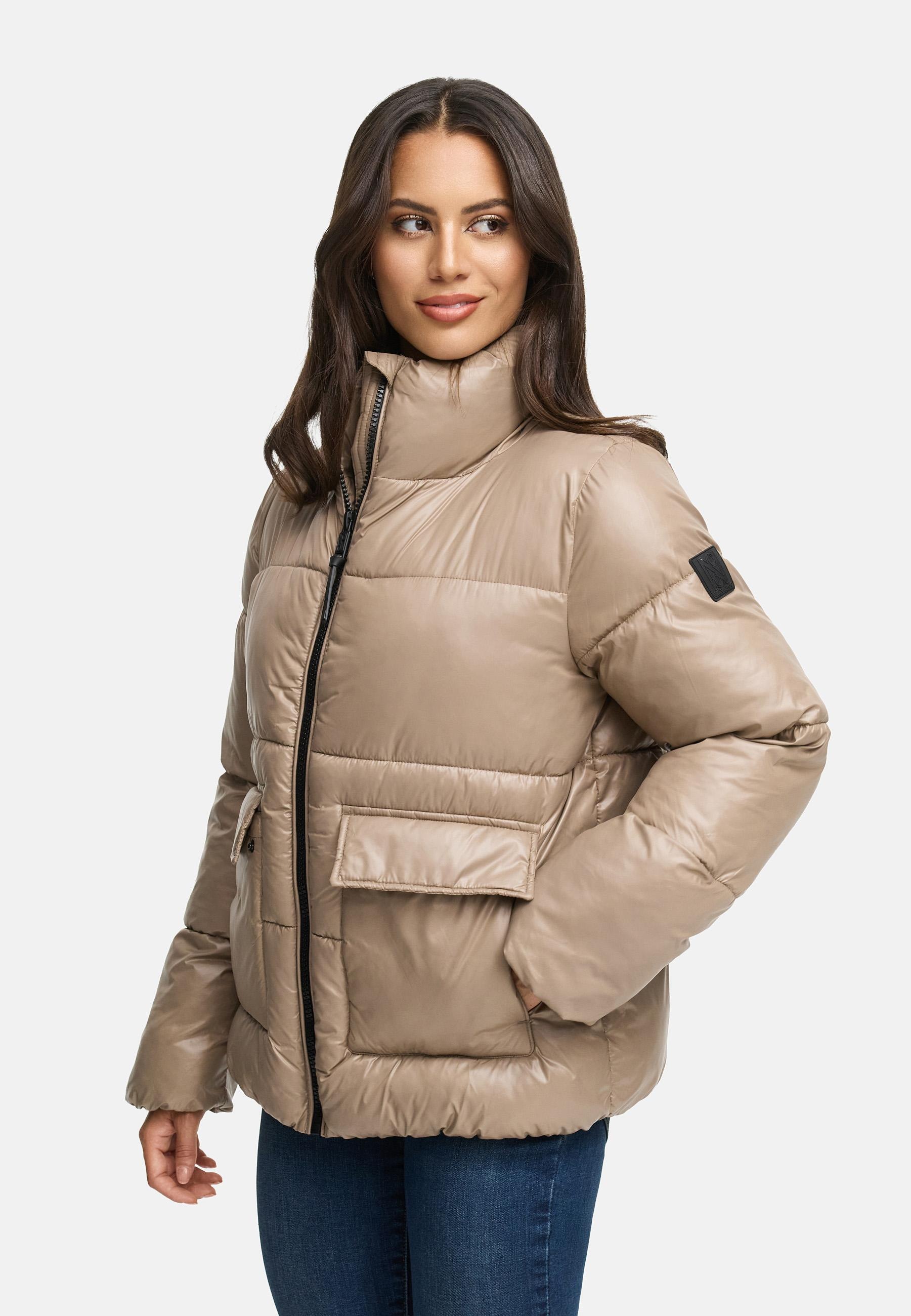 Navahoo Kurzjacke »Eispracht 14«, ohne Kapuze, Kurze gesteppte Damen Winterjacke