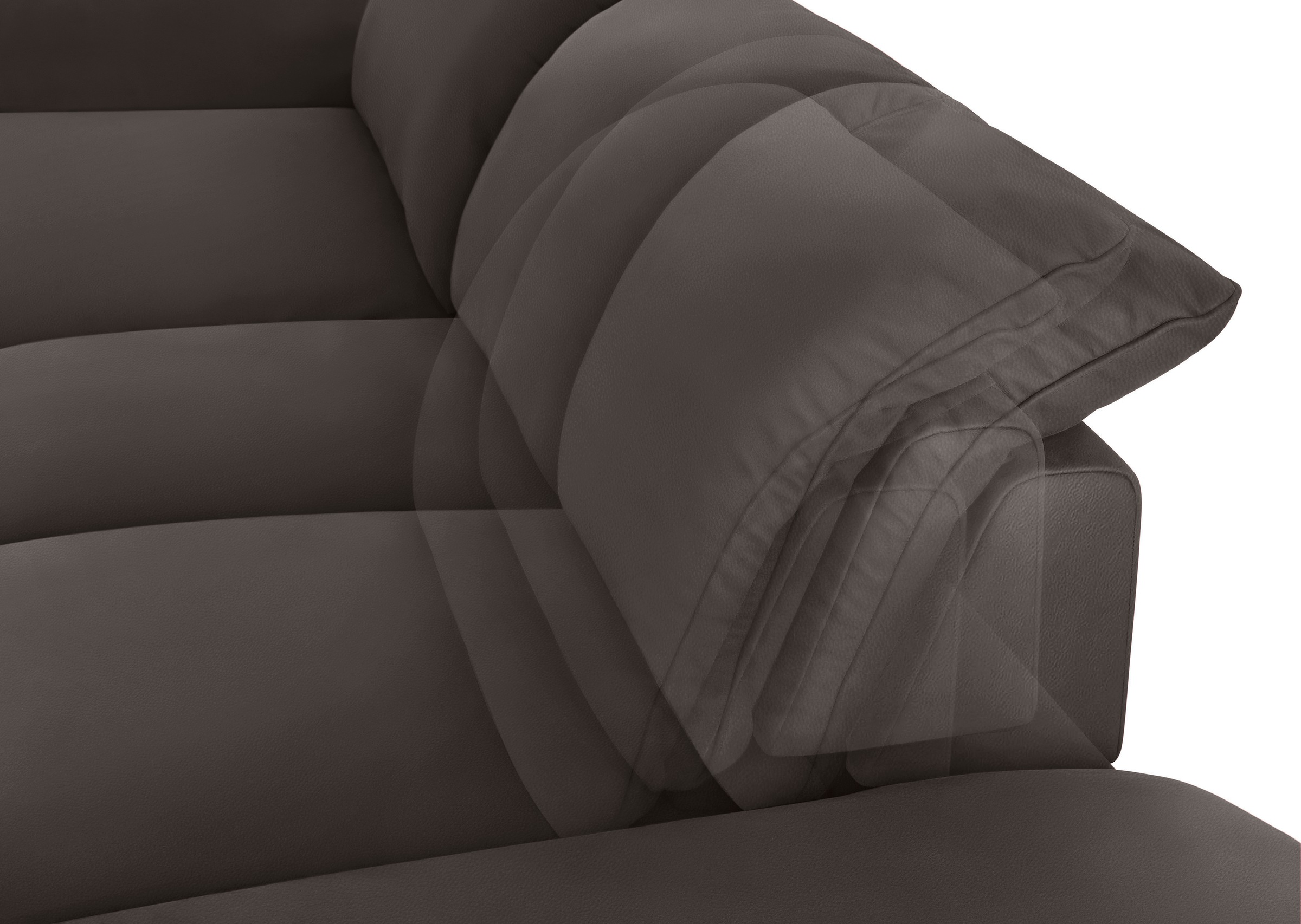 W.SCHILLIG Ecksofa »enjoy&MORE, Designsofa, elegant und bequem, L-Form«, Sitztiefenverstellung, Füße schwarz pulverbeschichtet, Breite 310 cm