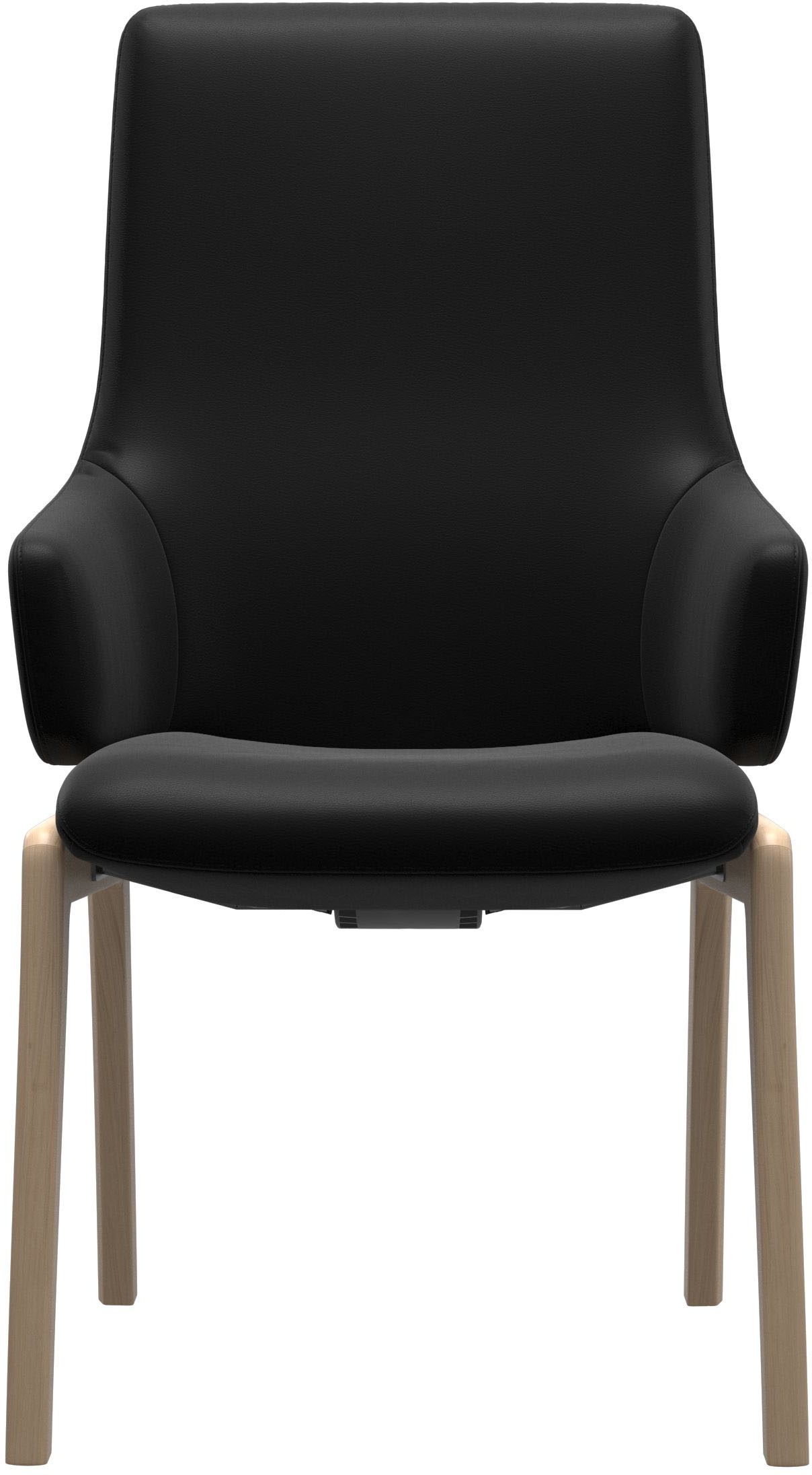 Stressless® Polsterstuhl »Laurel«, Leder BATICK, High Back mit Armlehne, Größe L, mit abgerundeten Beinen in Eiche