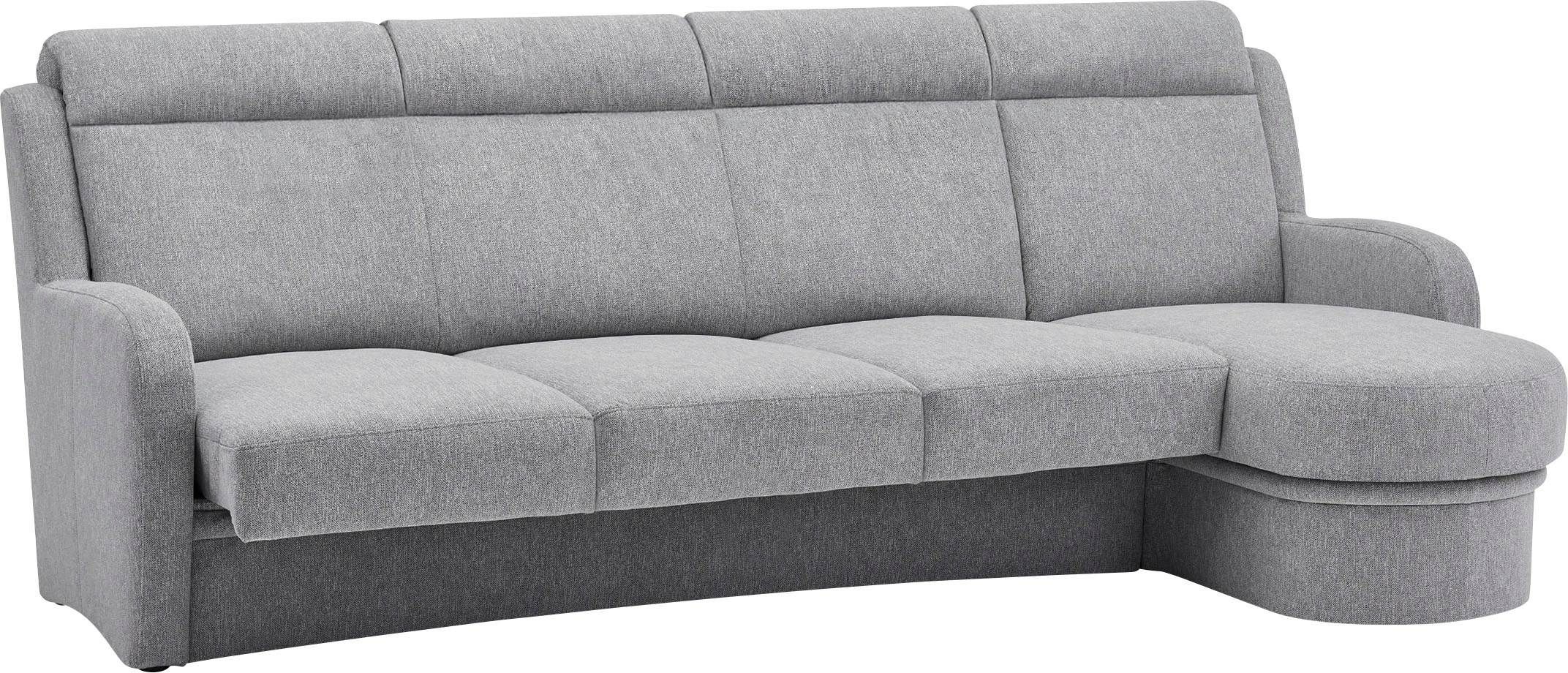 VILLA BECK Ecksofa »Varese L-Form«, (2 St.), Kopfteilverstellung, wahlweise mit Sitzvorzug, in Sitzhöhe 49 cm