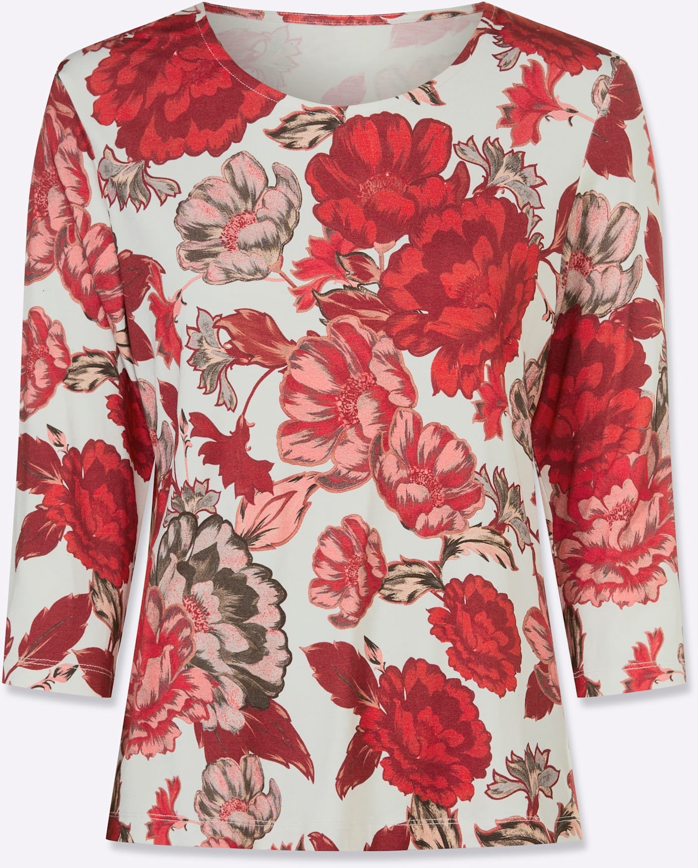 Lady 3/4-Arm-Shirt "Rundhals-Shirt" 1 tlg. tlg. günstig online kaufen