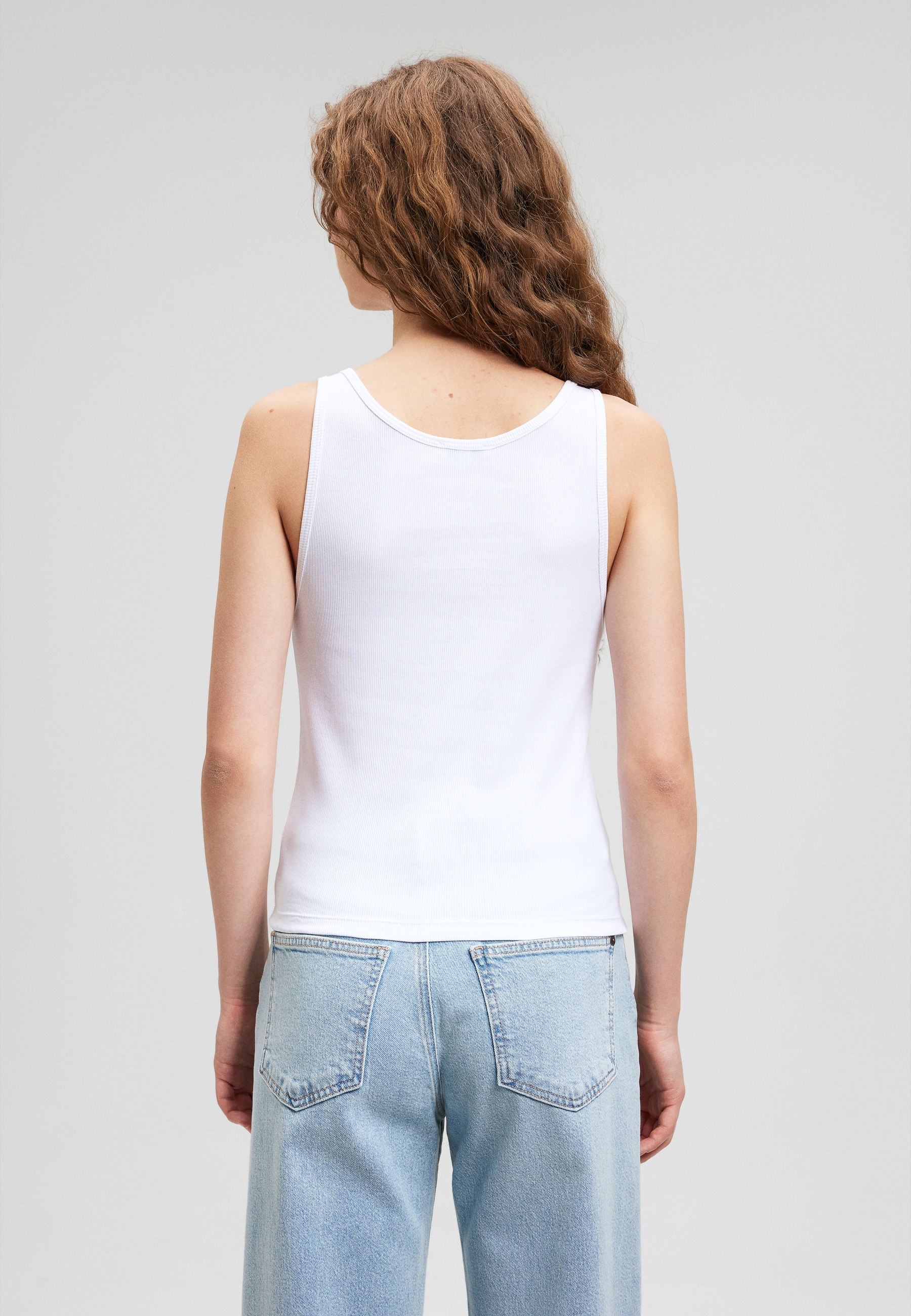 Mavi V-Shirt »STRAP V NECK BASIC«, Top V-Neck