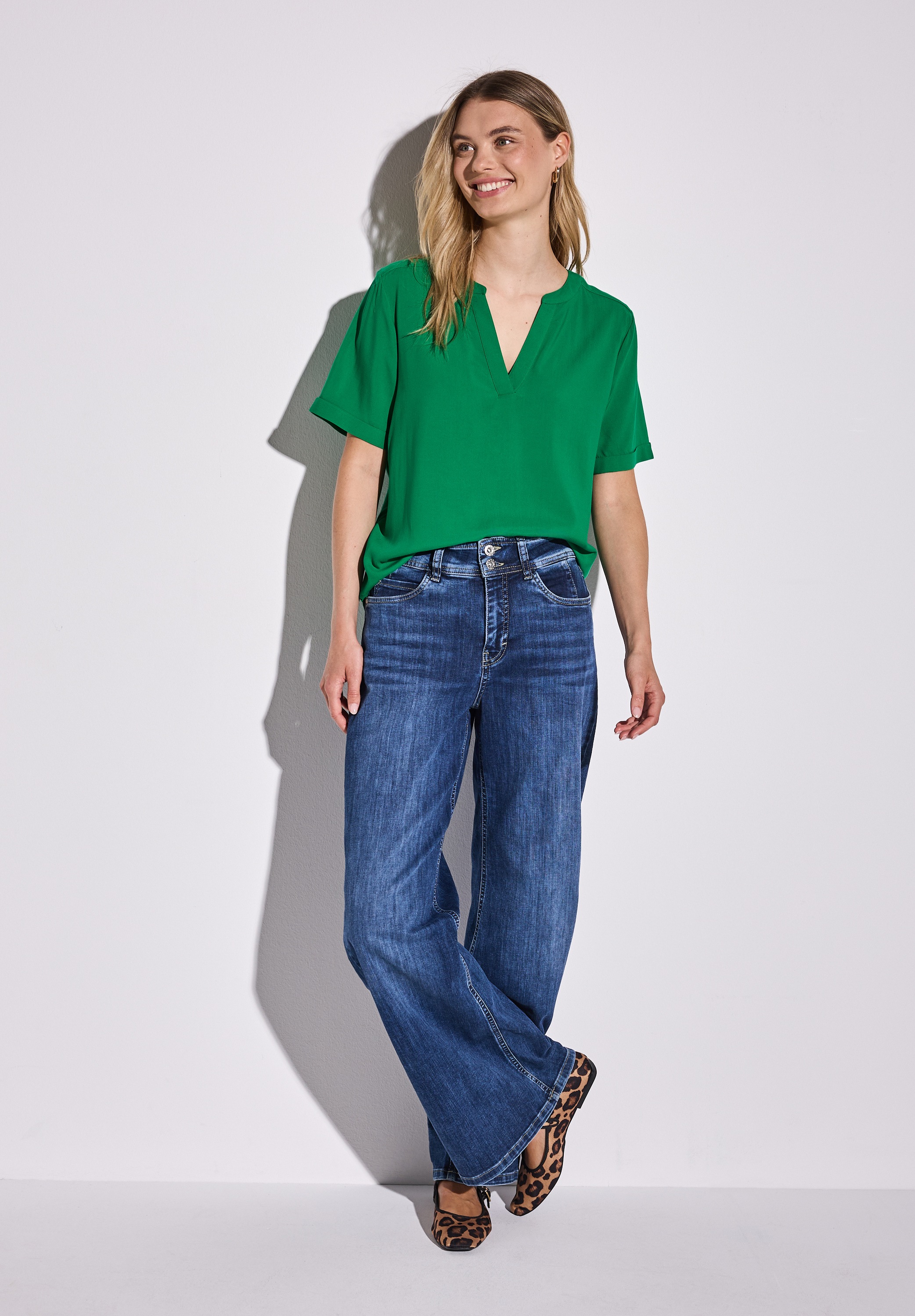 STREET ONE Shirtbluse, aus softer Viskose