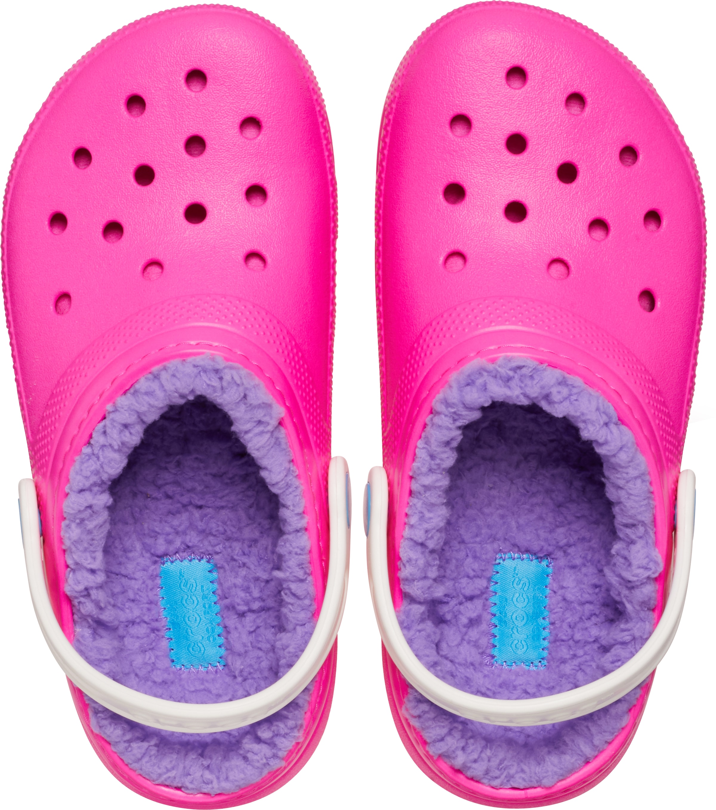 Crocs Hausschuh »Classic Lined Clog K«, Winterschuh, Pantoffel, Hausschuh mit schwenkbarem Fersenriemen