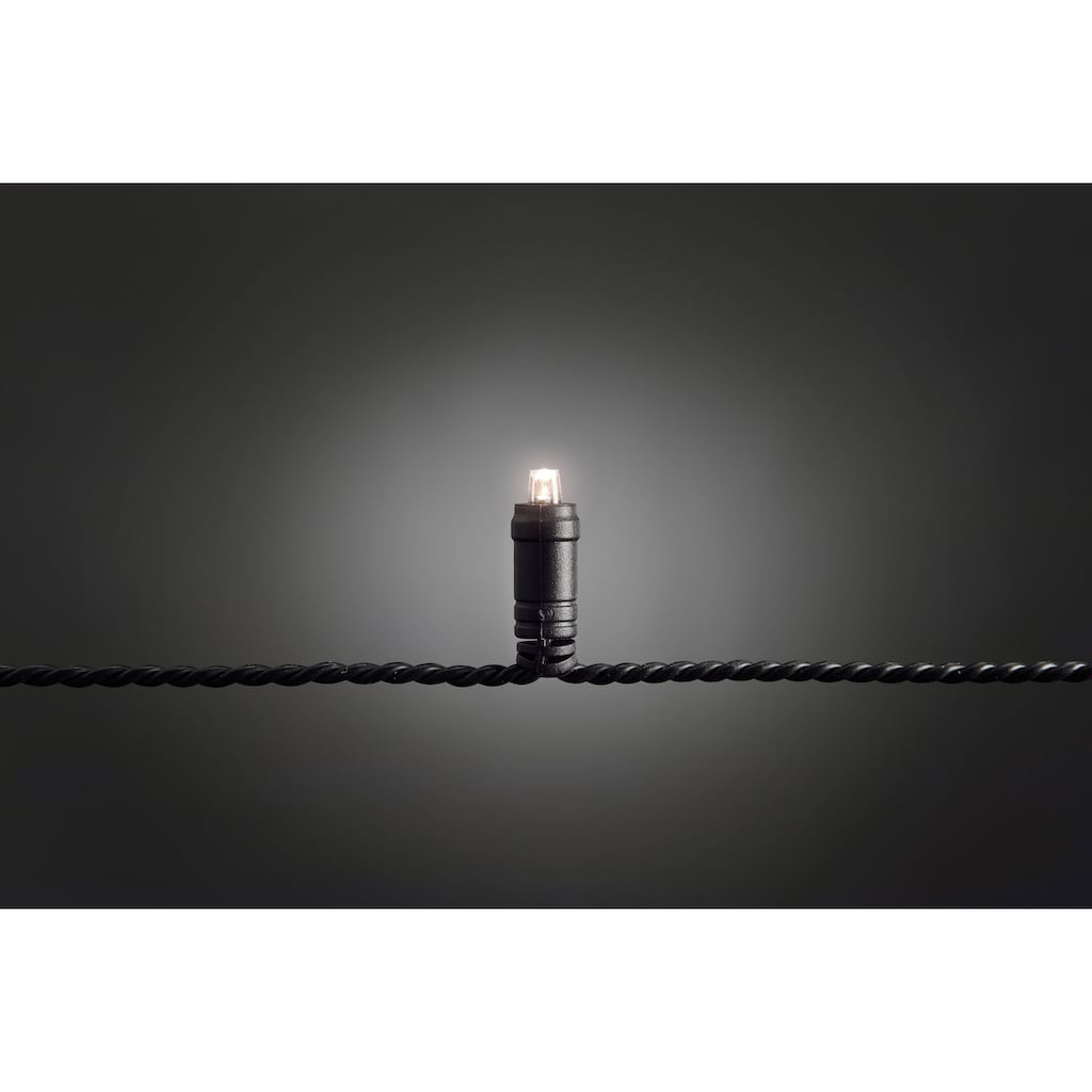 KONSTSMIDE LED-Lichterkette, 40 St.-flammig, Micro LED Lichterkette, mit 9h Timer, schutzisoliert/umgossen, 40 warm weiße Dioden