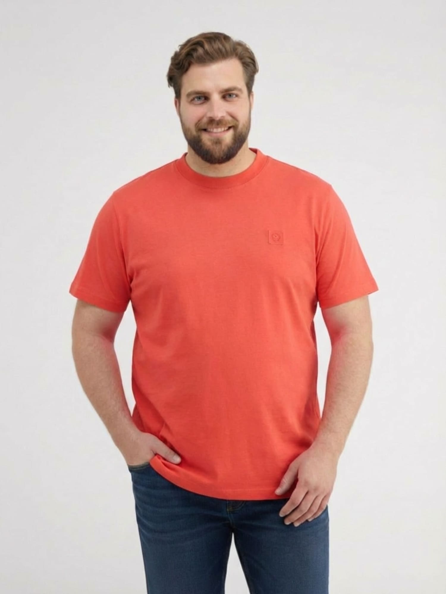 LERROS T-Shirt "T-Shirt in Cool & Dry Qualität, große Größen"