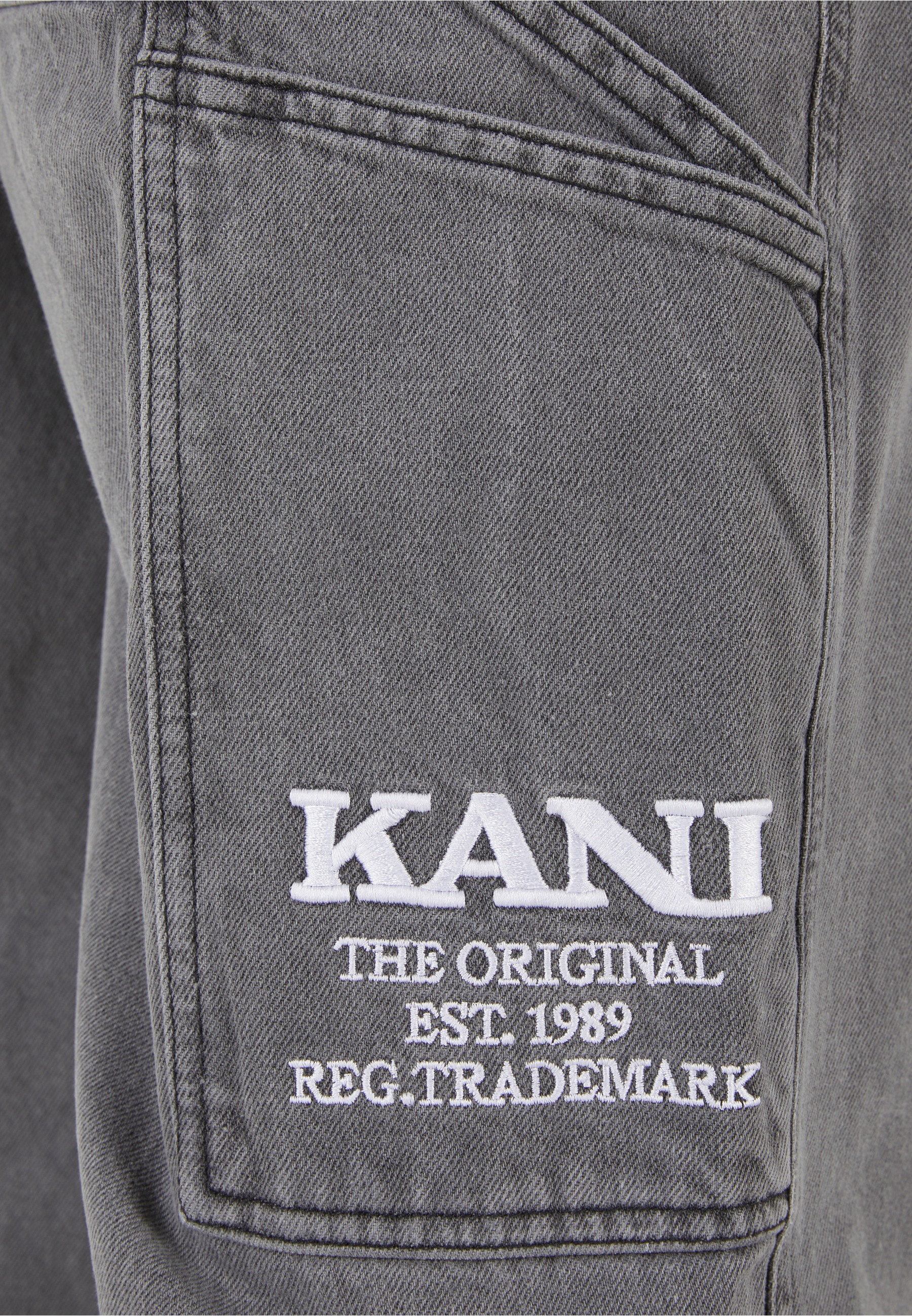 Karl Kani Bequeme Jeans »Karl Kani Herren KMI-PL063-010-06 KK Retro Baggy Workwear Denim«