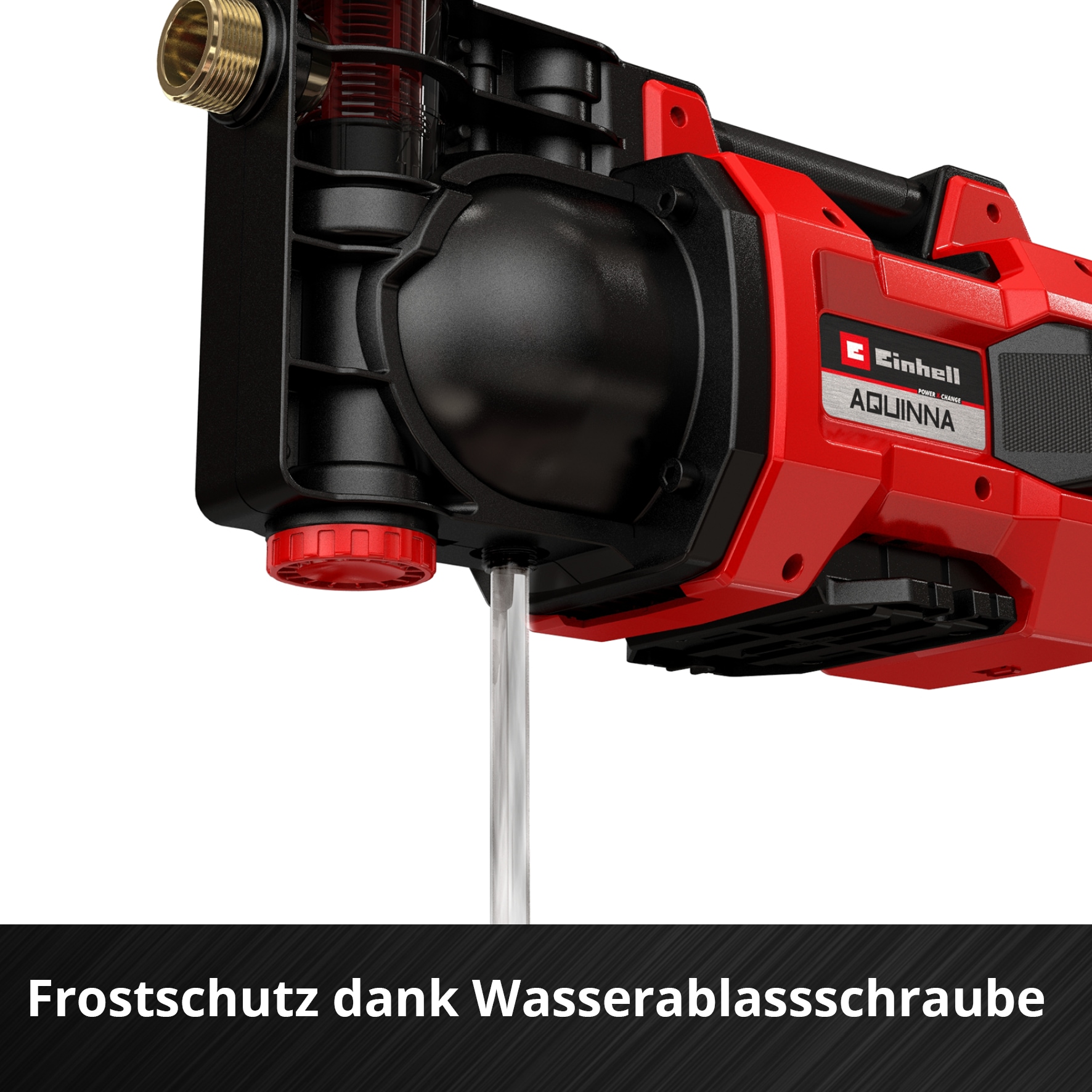 Einhell Akku-Gartenpumpe »AQUINNA 18/30 F LED«, 3.000 l/h, Power X-Change, ohne Akku und Ladegerät