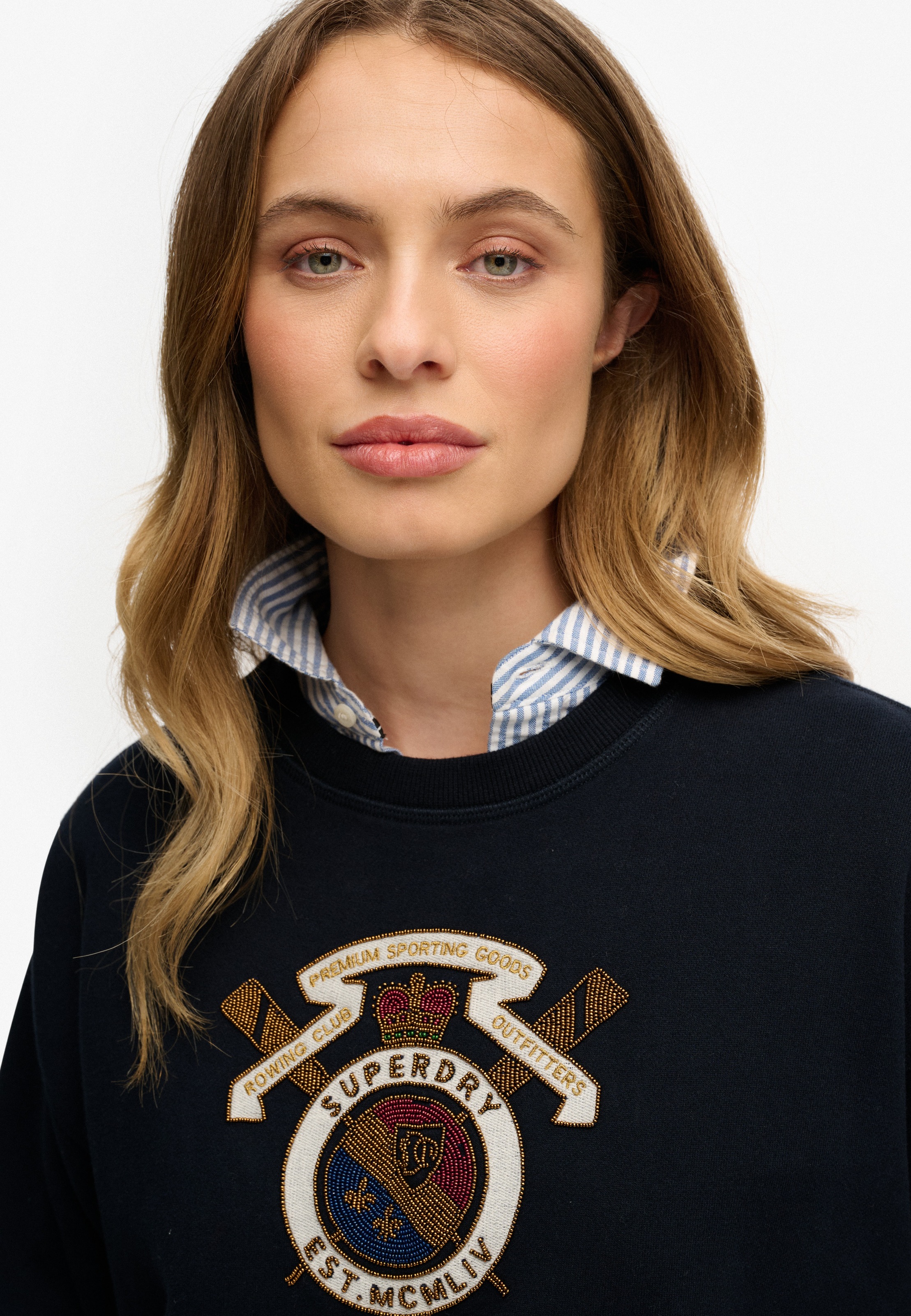 Thumbnail - Superdry Sweatshirt "Crest Loose Crew"