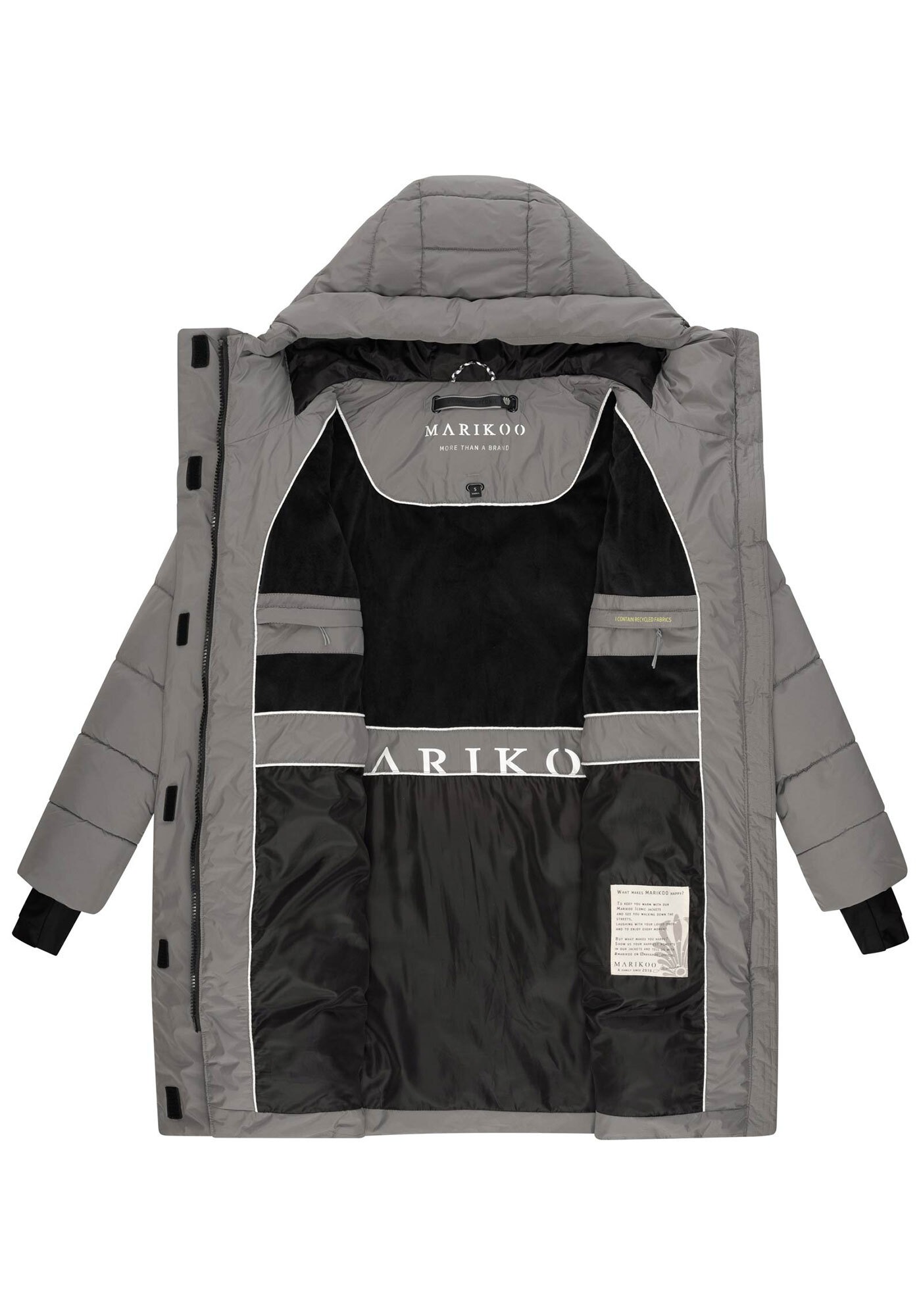 Marikoo Winterjacke »Kaituu XVI«, mit großer Kapuze
