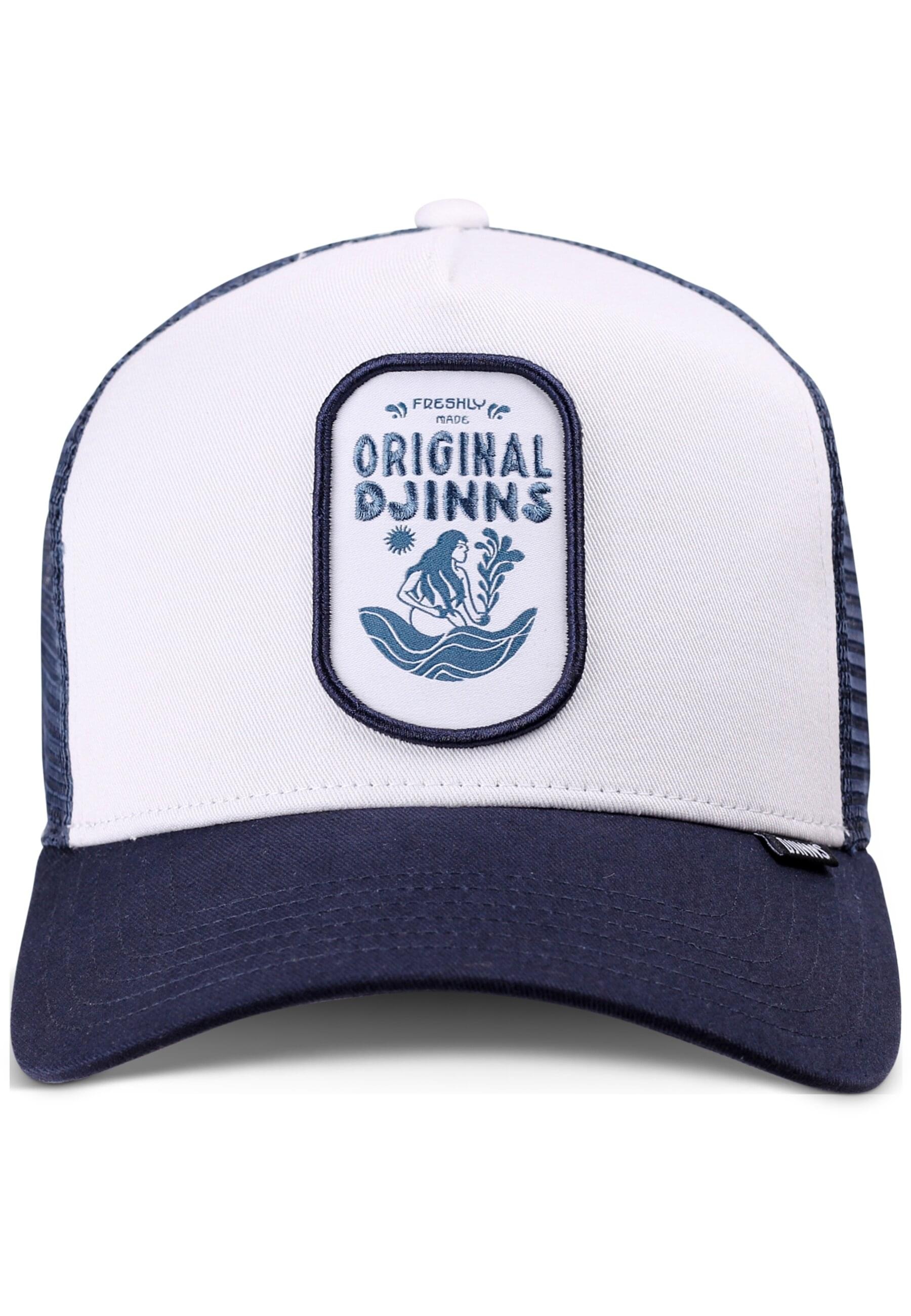 DJINNS Damen Trucker Cap "Djinns HFT Cap Original Djinns"weiß, navy, 60% Baumwolle, 40% Polyester, Caps