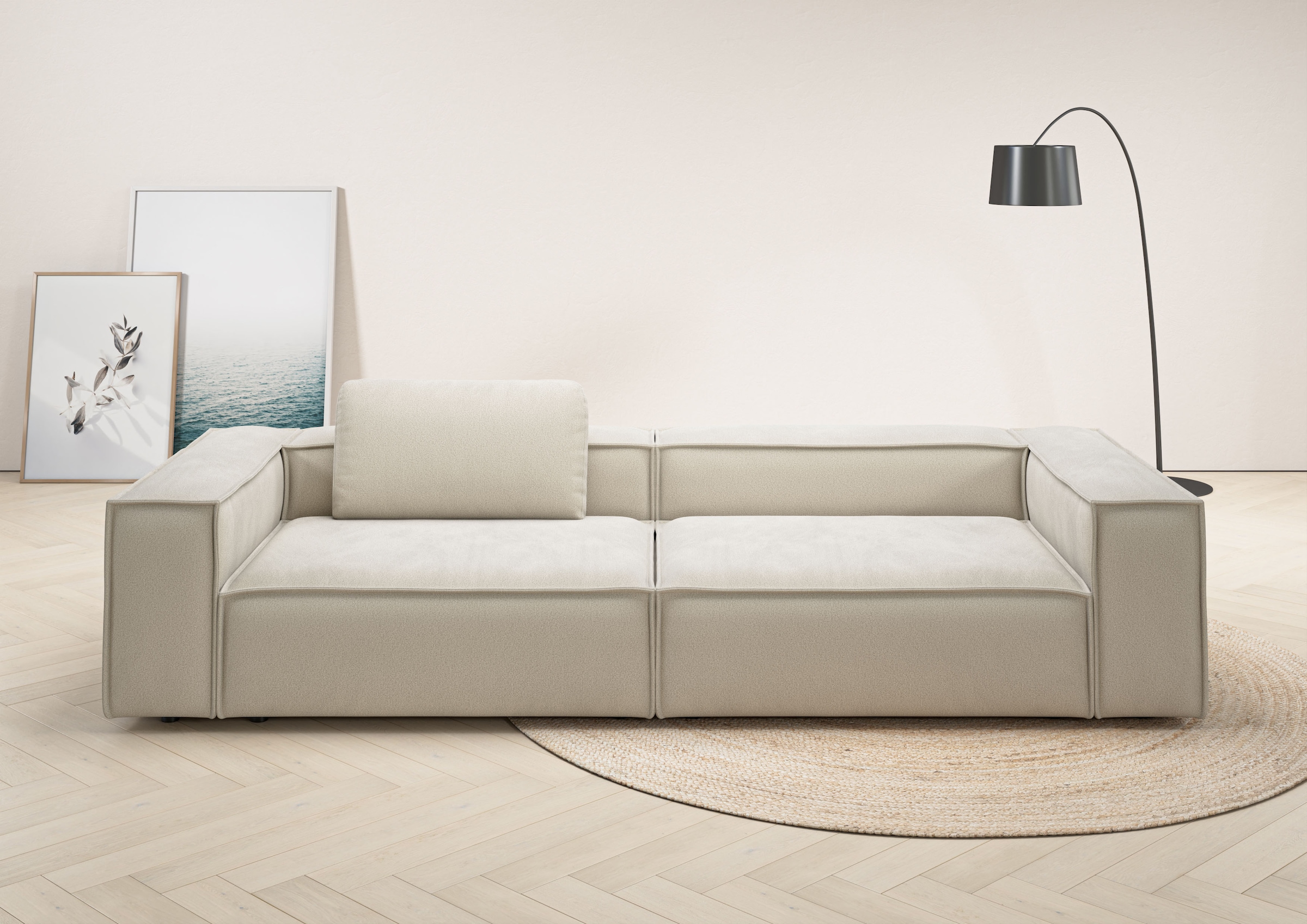 Home affaire 3-Sitzer "Watertown moderner 3-Sitzer" extra breites Sofa mit günstig online kaufen