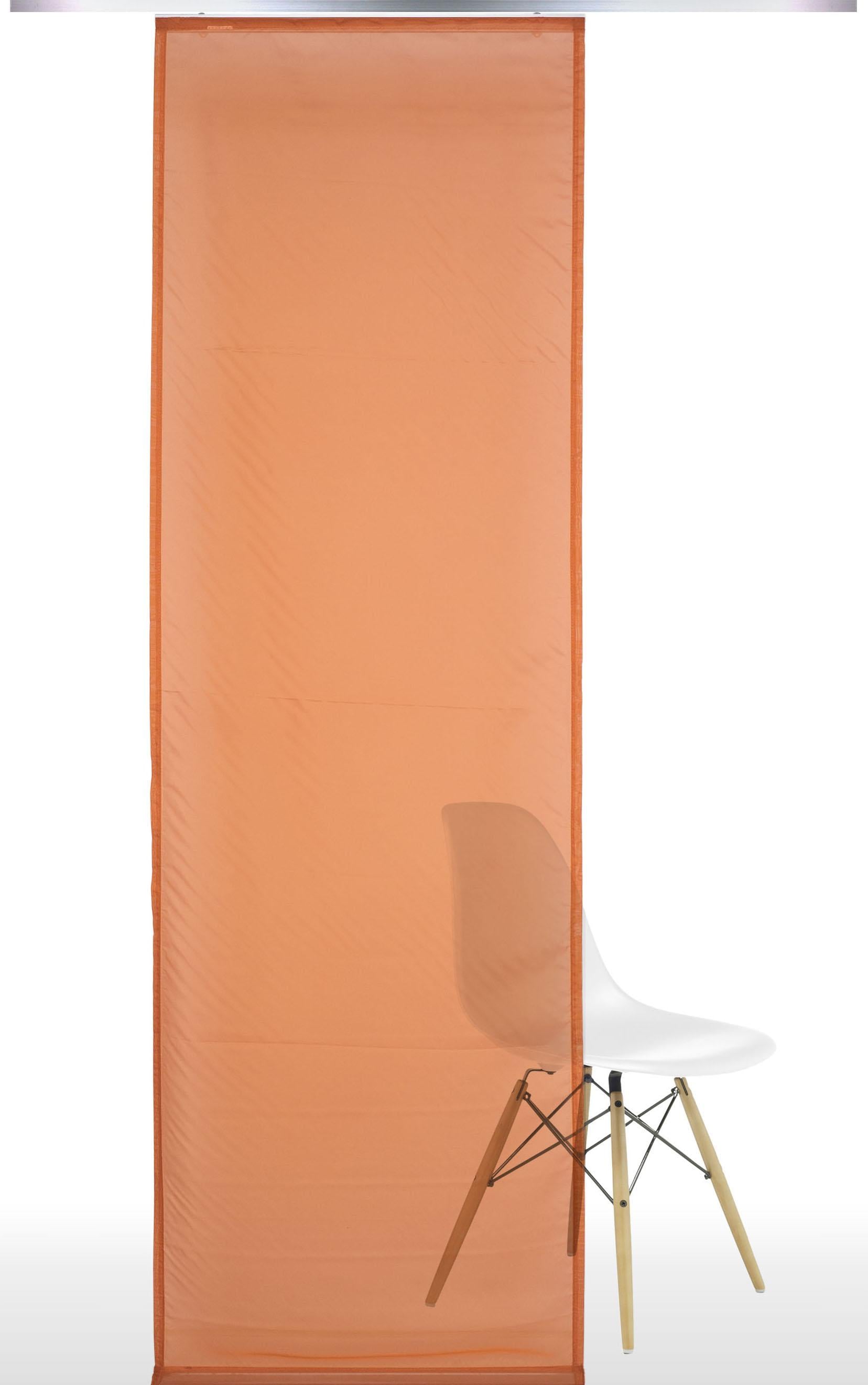 Liedeco Schiebegardine Klettband 1 Stk. tlg. HxB: 245x60, ohne Paneelwagen günstig online kaufen