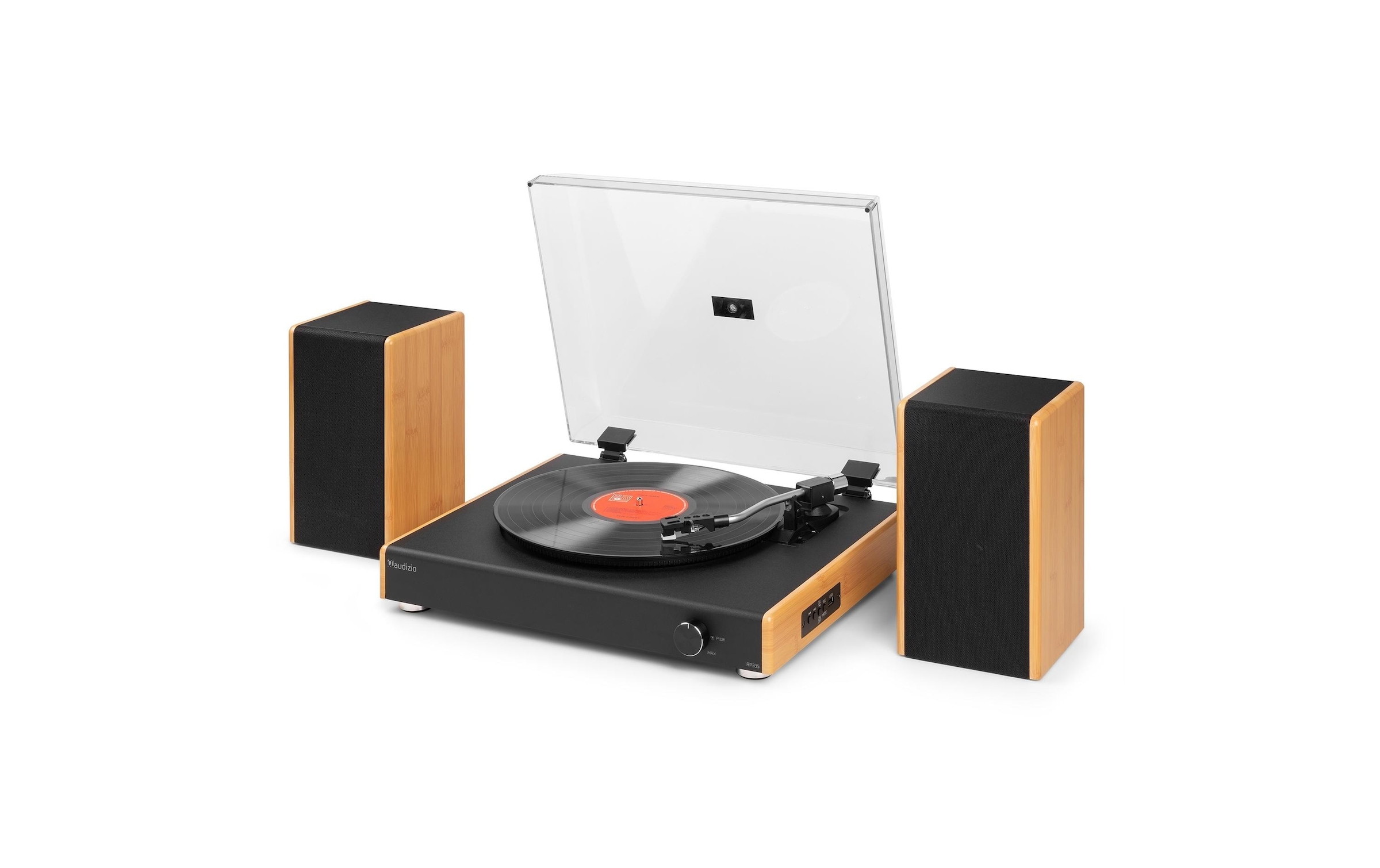AUDIZIO Plattenspieler »RP335BB mit Lautsprecher, bambus«