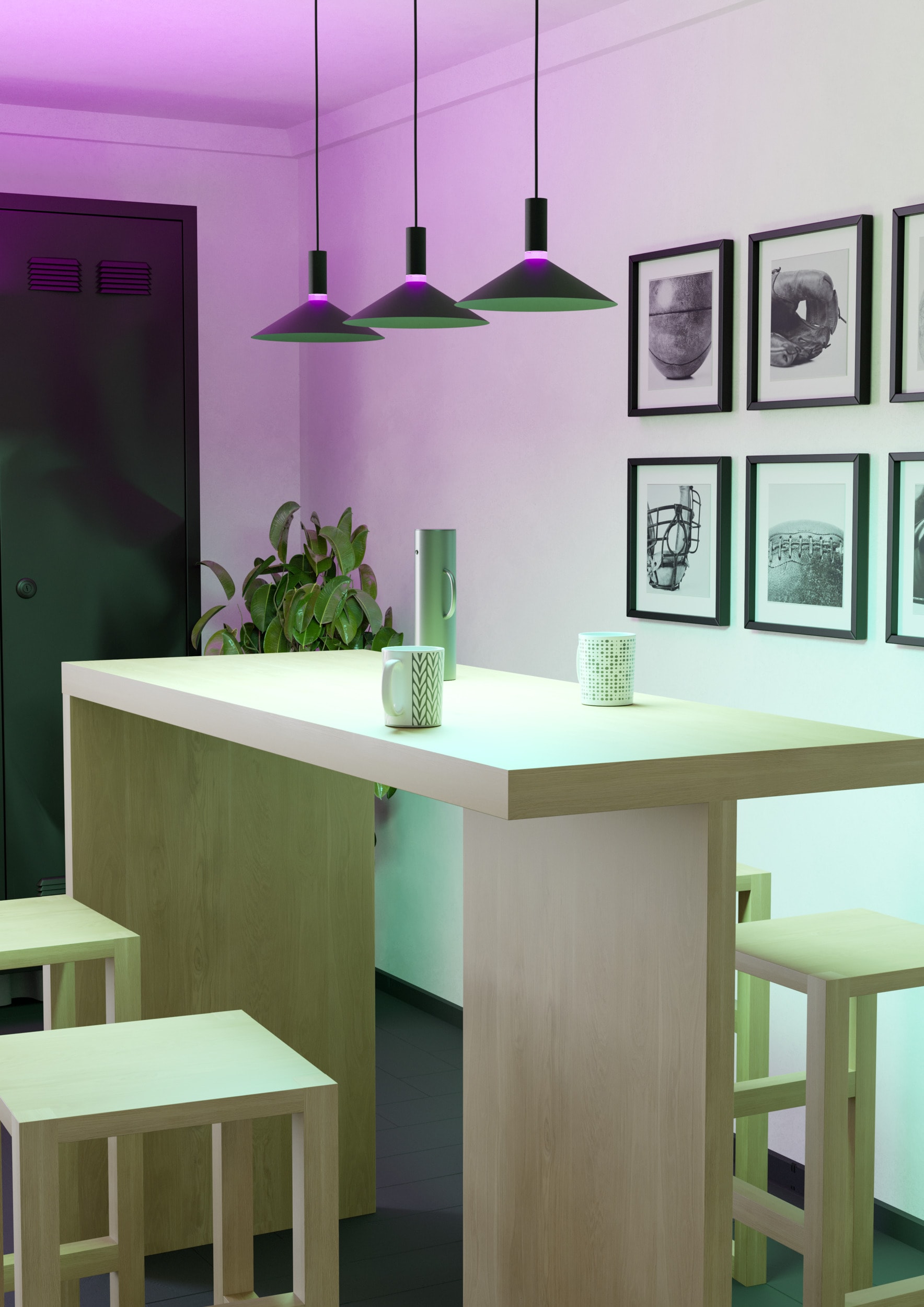 EGLO Hängeleuchte »CONOMAVILLA-Z Pendellampe - Stahl - LED - 3X7,5W - IP20« LED-Modul 1 Stk. Kaltweiß | Neutralweiß | RGB | Warmweiß Hängelampe, Deckenlampe, Wohnzimmer, Esszimmer, L92 x B22 x H120 cm