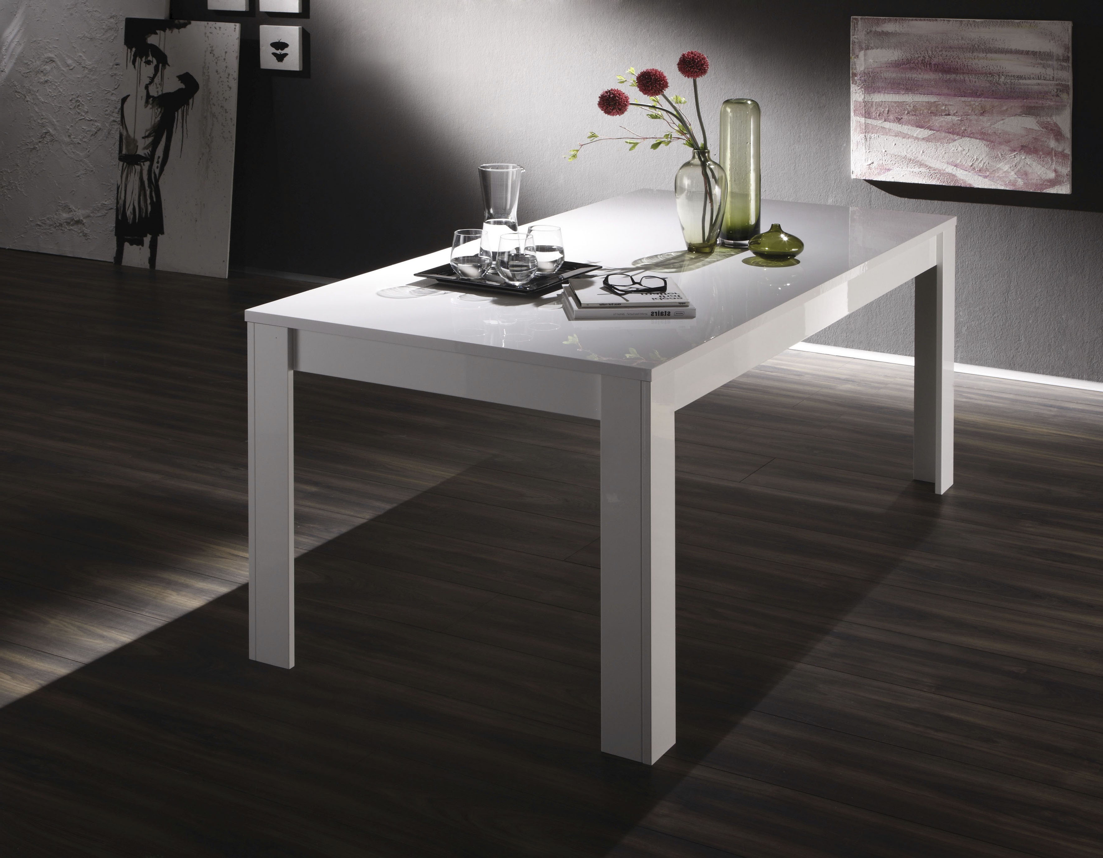 Home affaire Esstisch "Amalfi", Breite 180 cm, erweiterbar durch Ansteckplatte