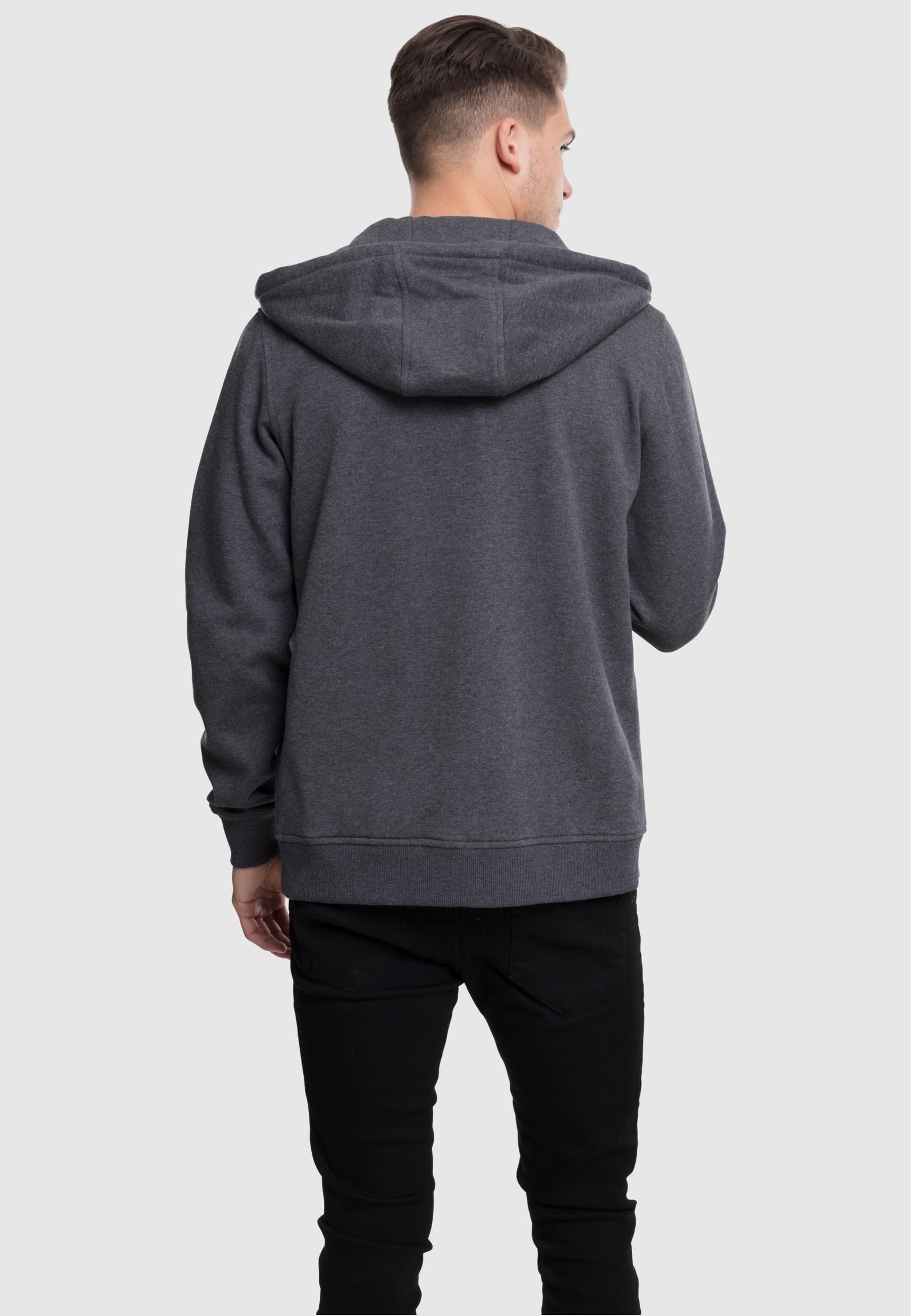 URBAN CLASSICS Sweatjacke »Urban Classics Herren Basic Zip Hoody«
