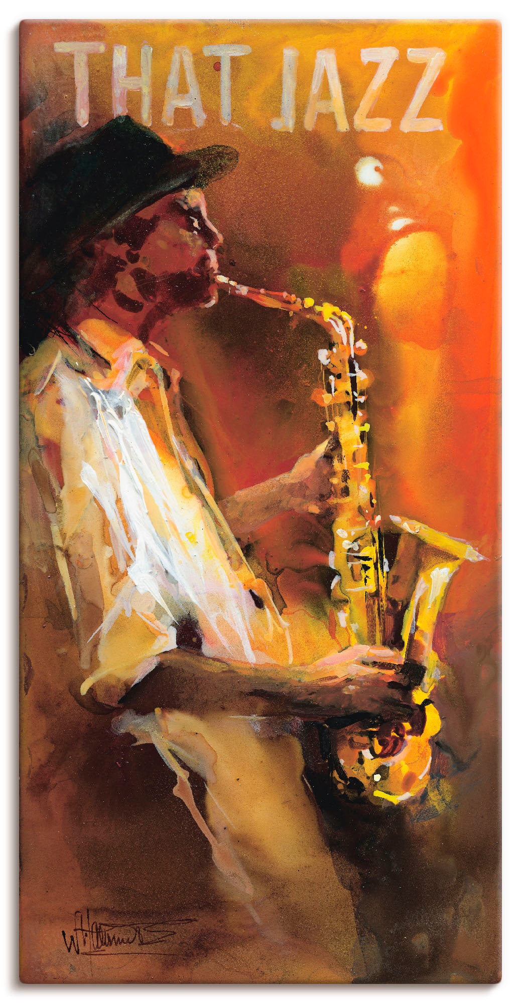 Artland Wandbild »Jazz«, Musiker, (1 St.), als Poster, Wandaufkleber in verschied. Größen